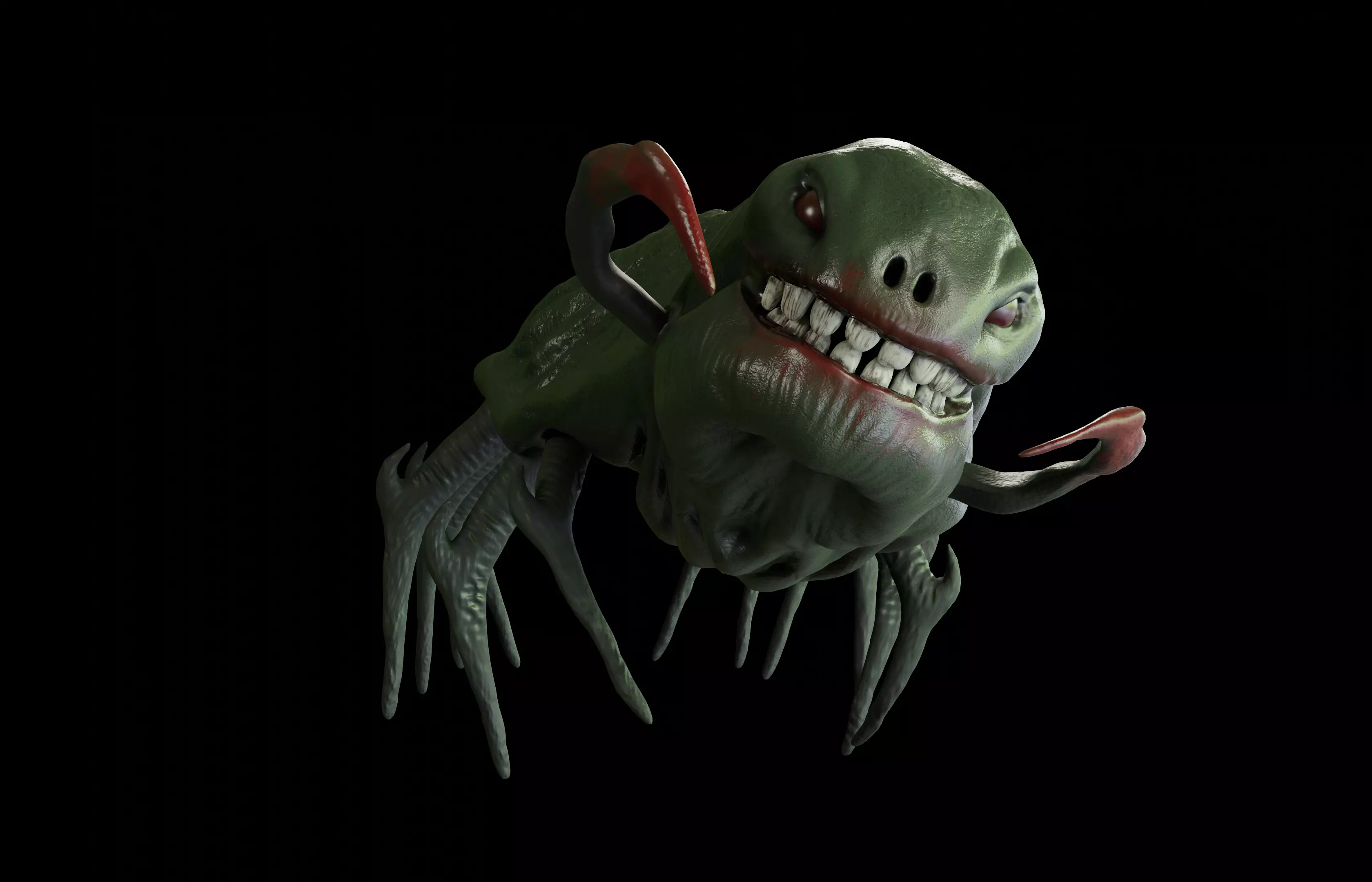 Predator creature 3D model