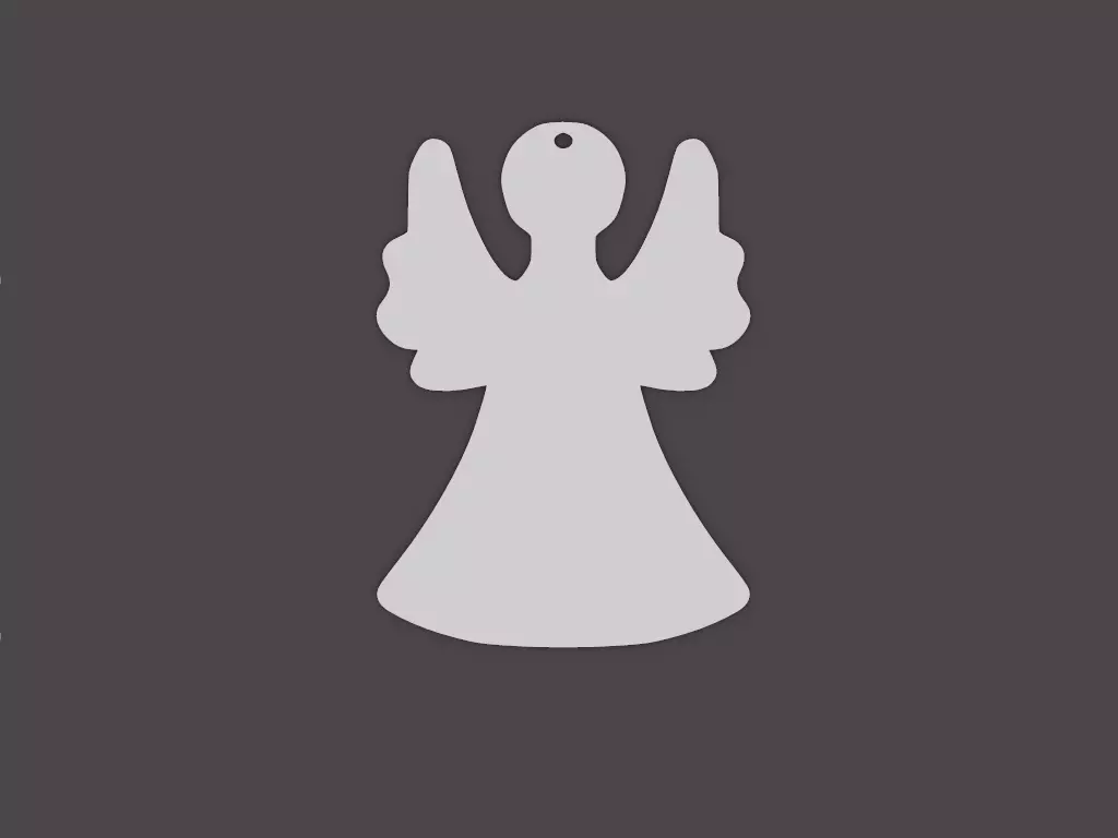 A decorative angel Free 3D model