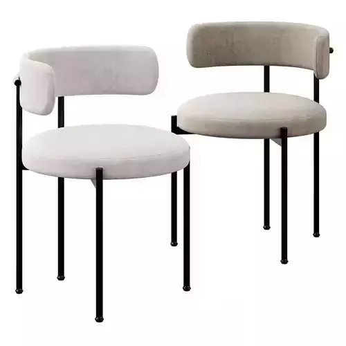 Inesse Fabric Dining Chairs by CB2