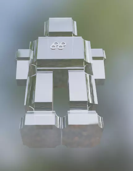 Glassy BoardBoy Free 3D model