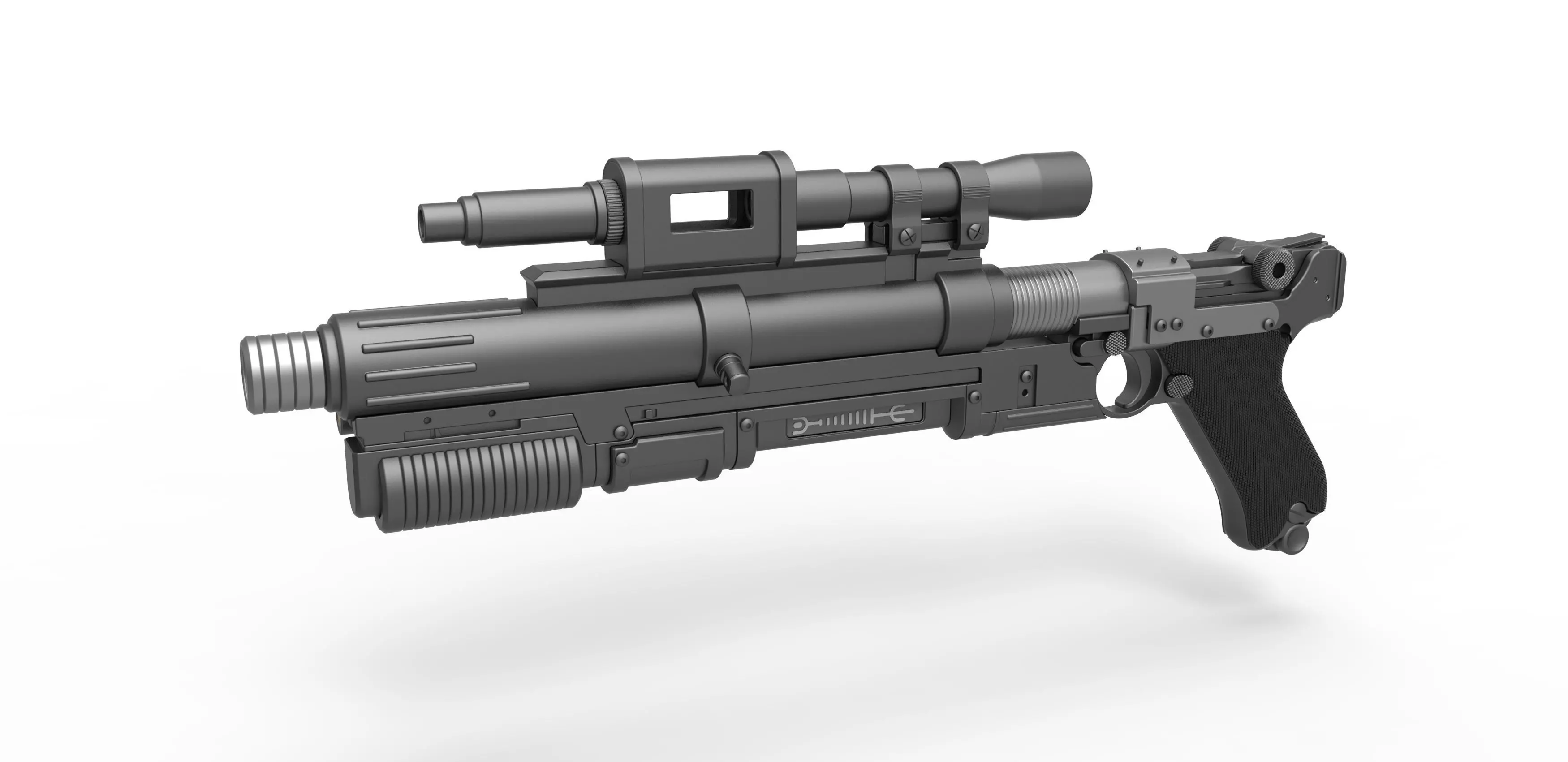 Blaster A-180 from Star Wars 3D model_0