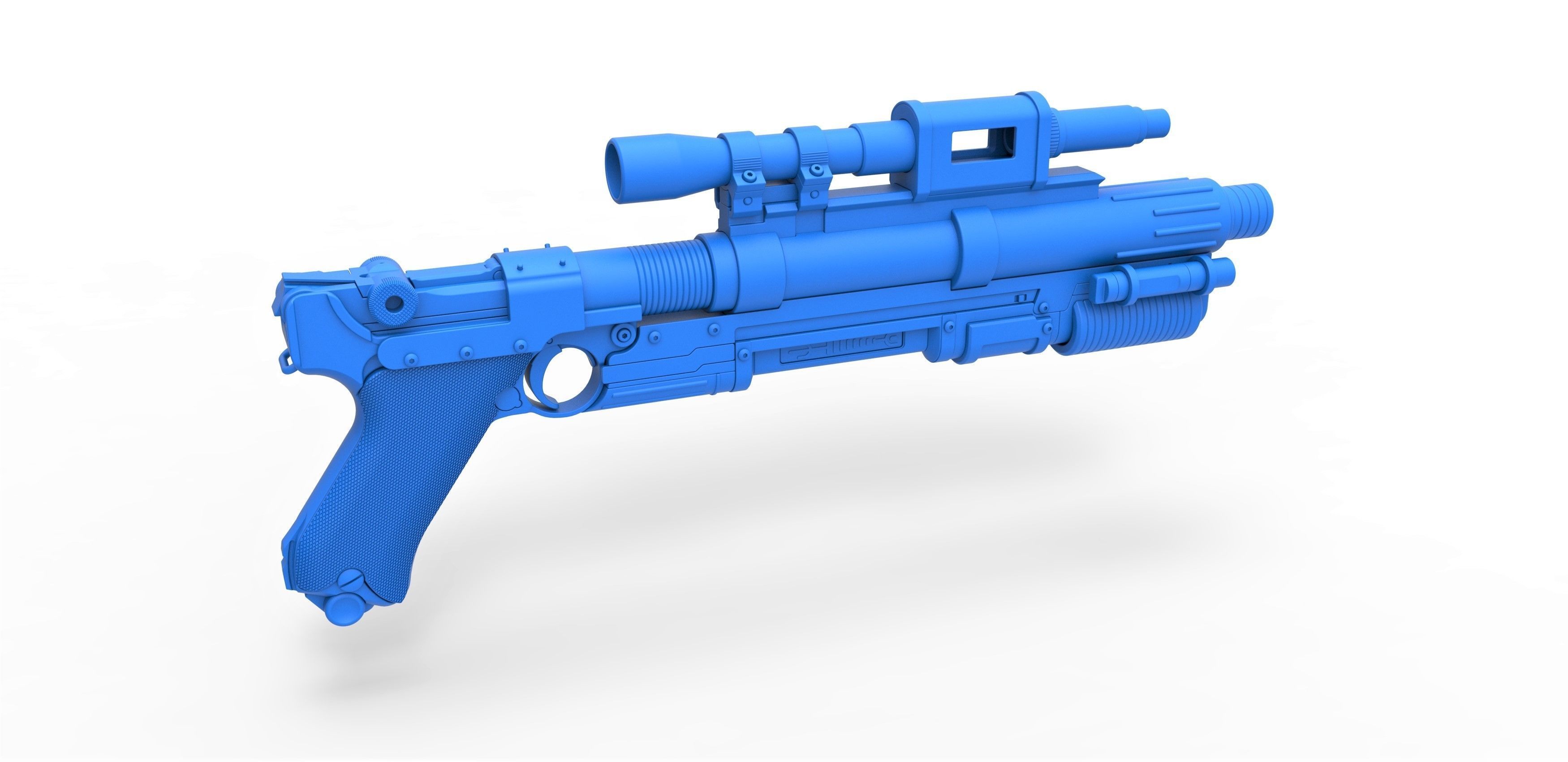 Blaster A-180 from Star Wars 3D model_26