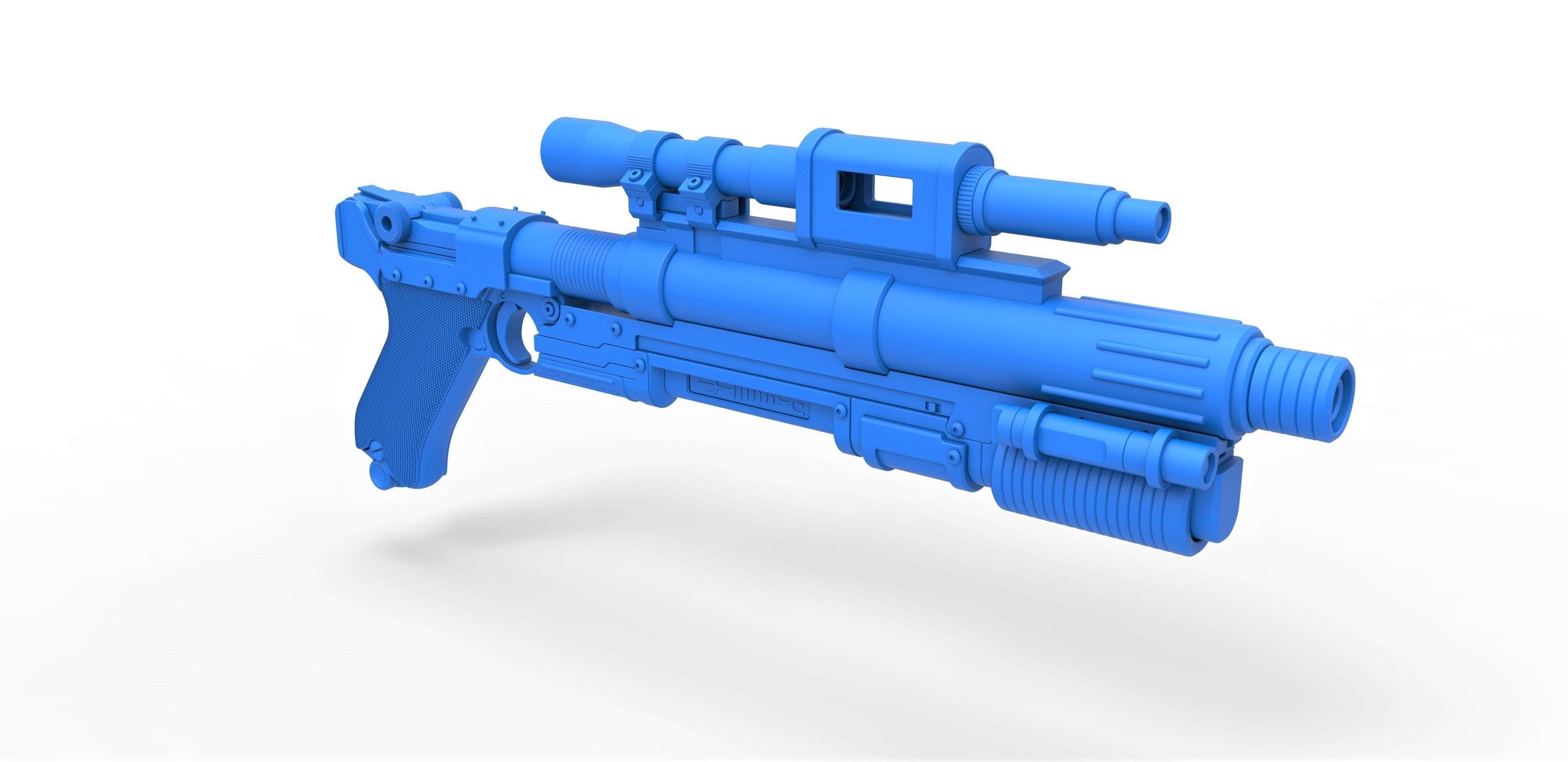 Blaster A-180 from Star Wars 3D model_28