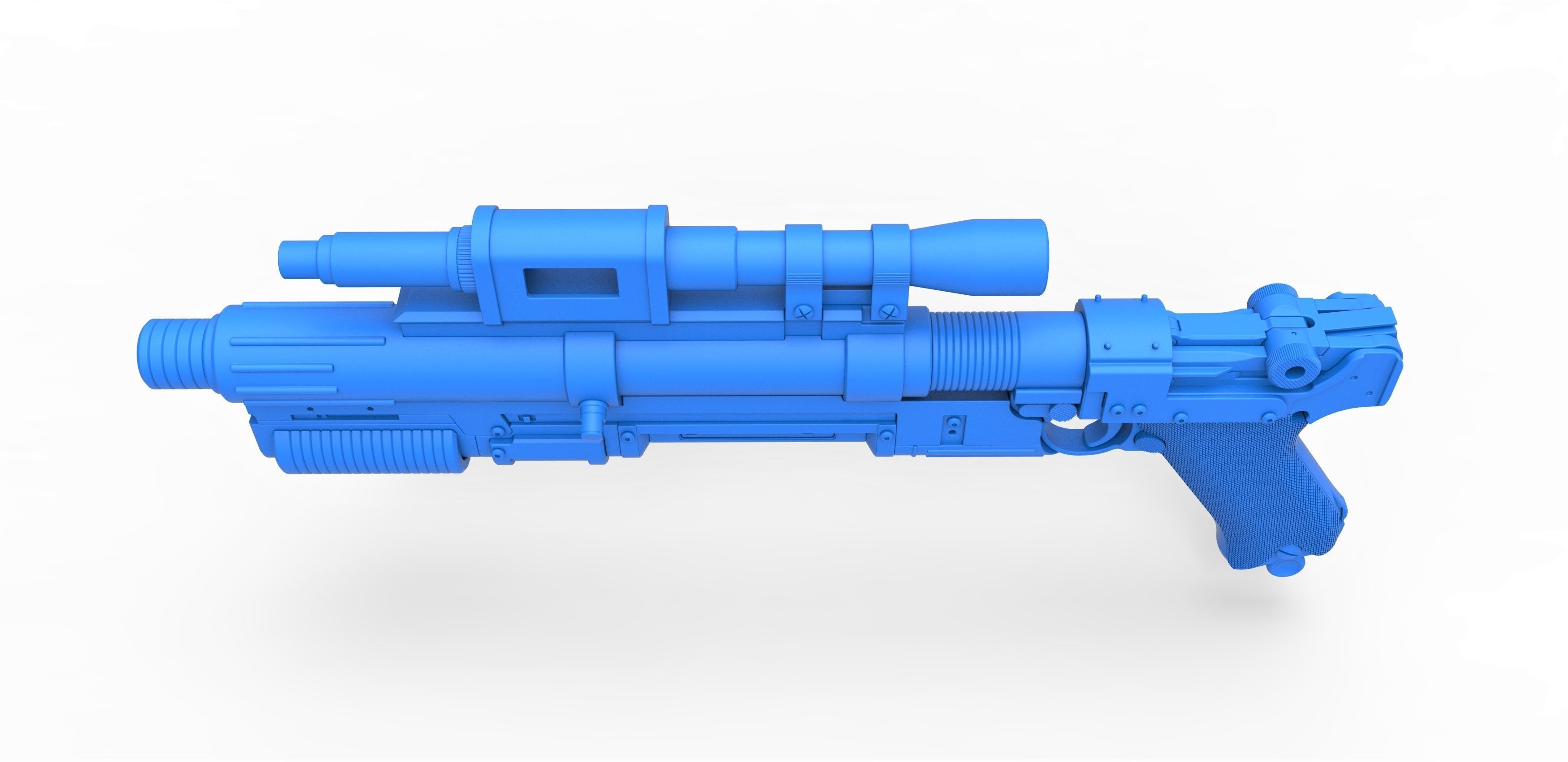 Blaster A-180 from Star Wars 3D model_21