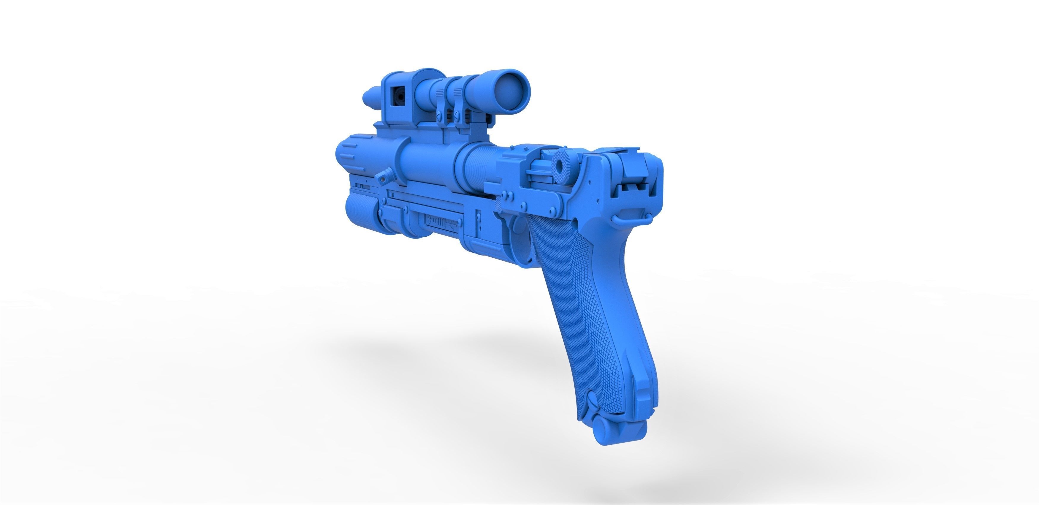 Blaster A-180 from Star Wars 3D model_24