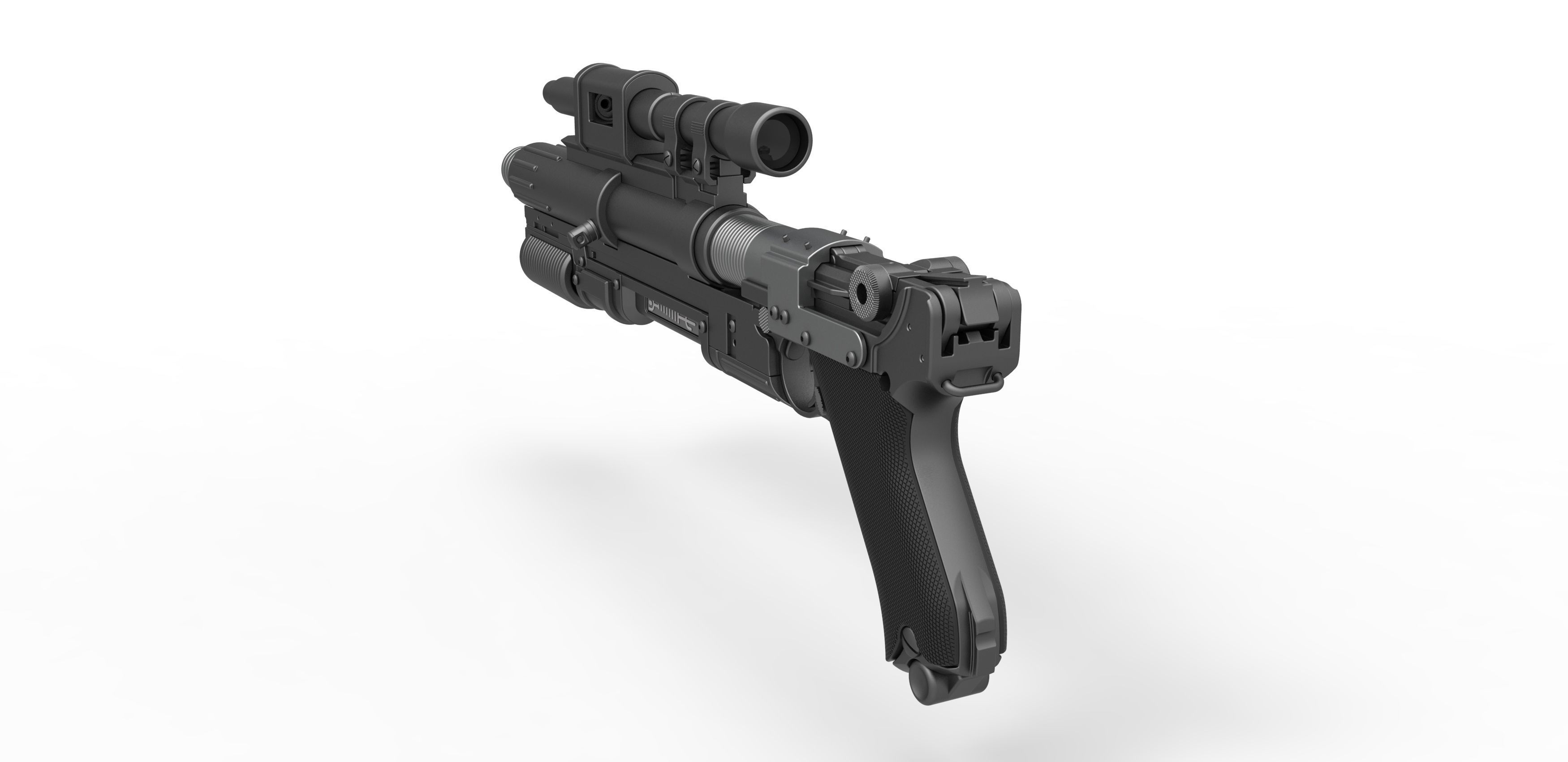 Blaster A-180 from Star Wars 3D model_10