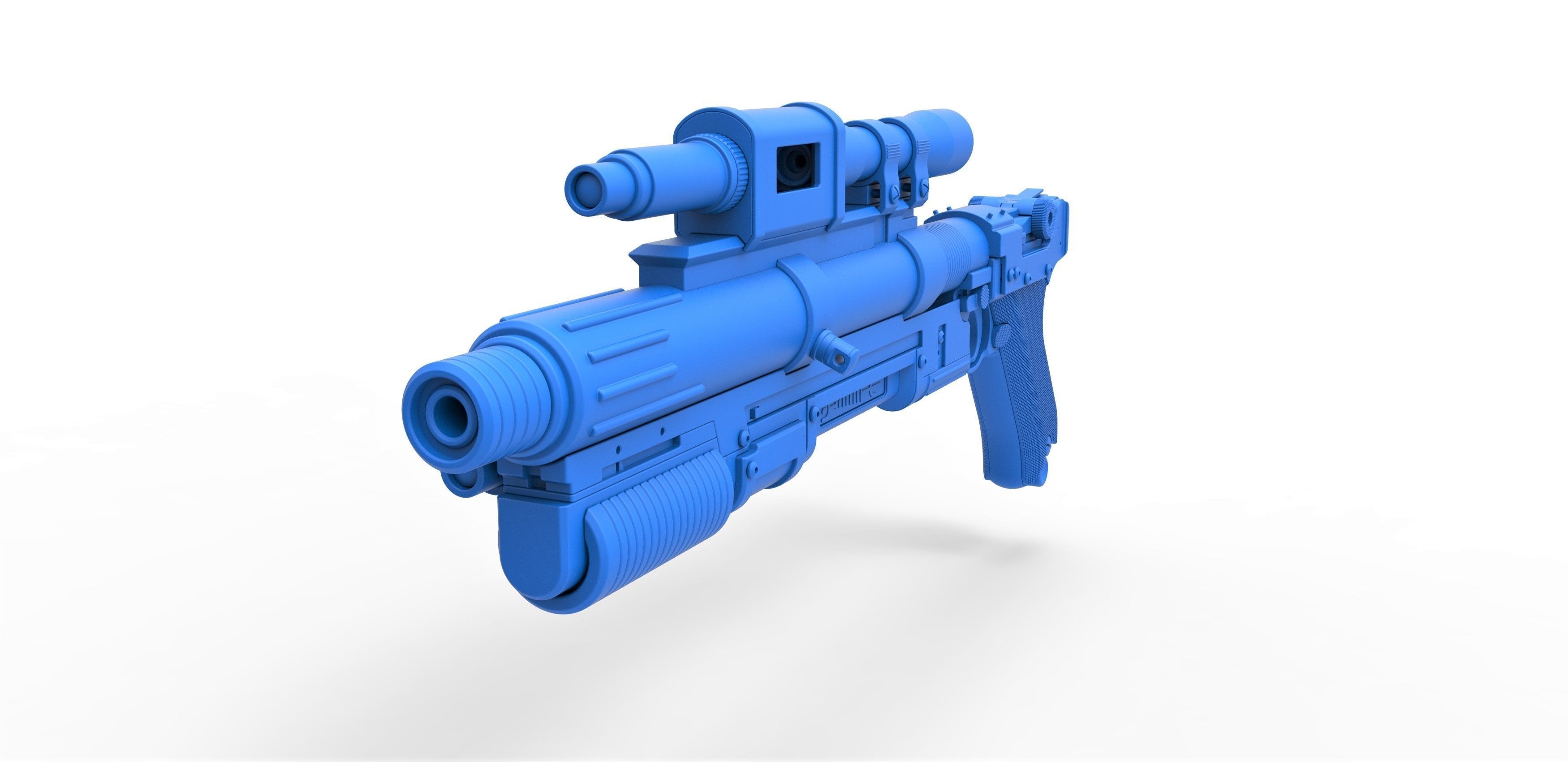 Blaster A-180 from Star Wars 3D model_17