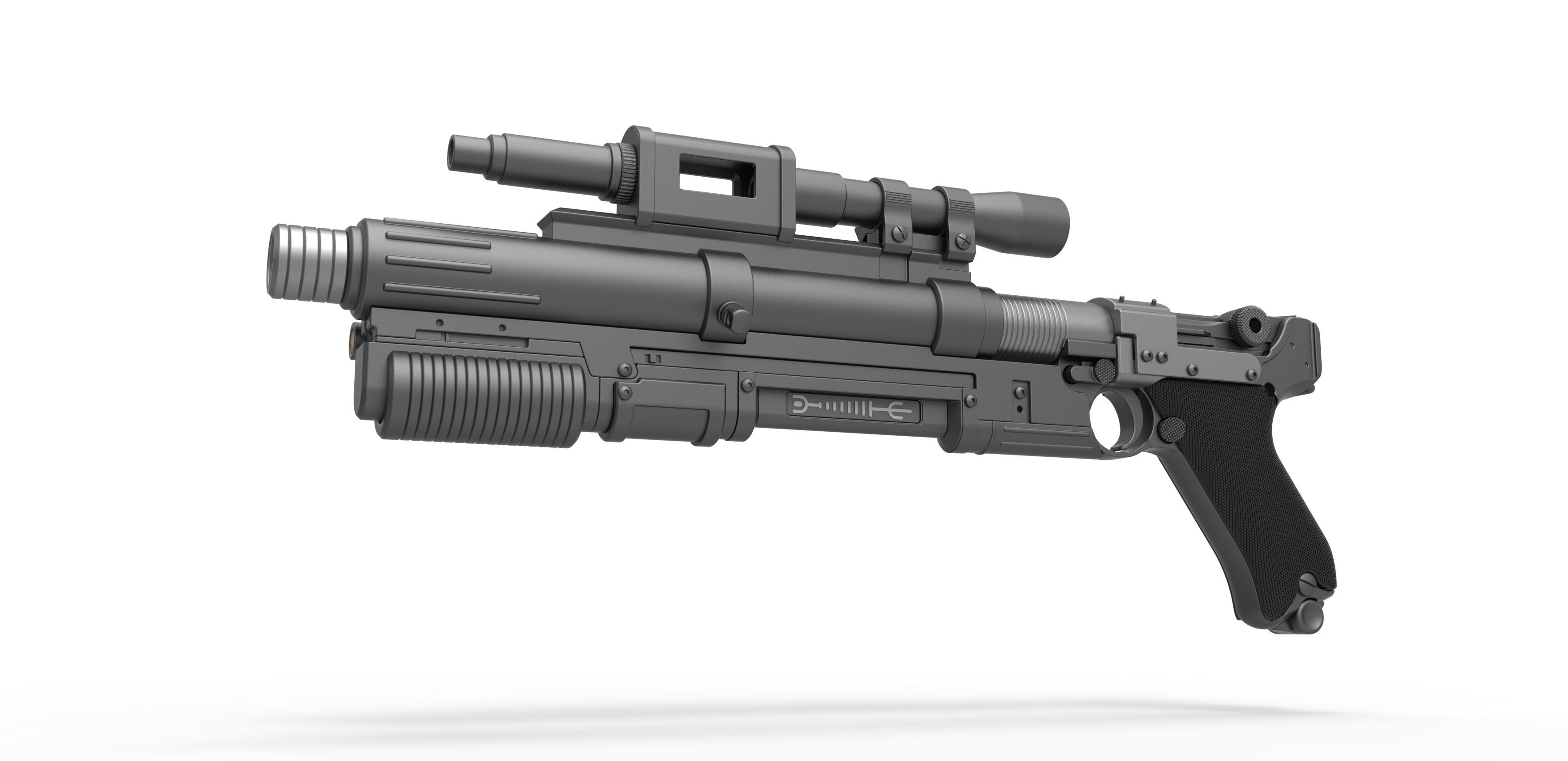 Blaster A-180 from Star Wars 3D model_2