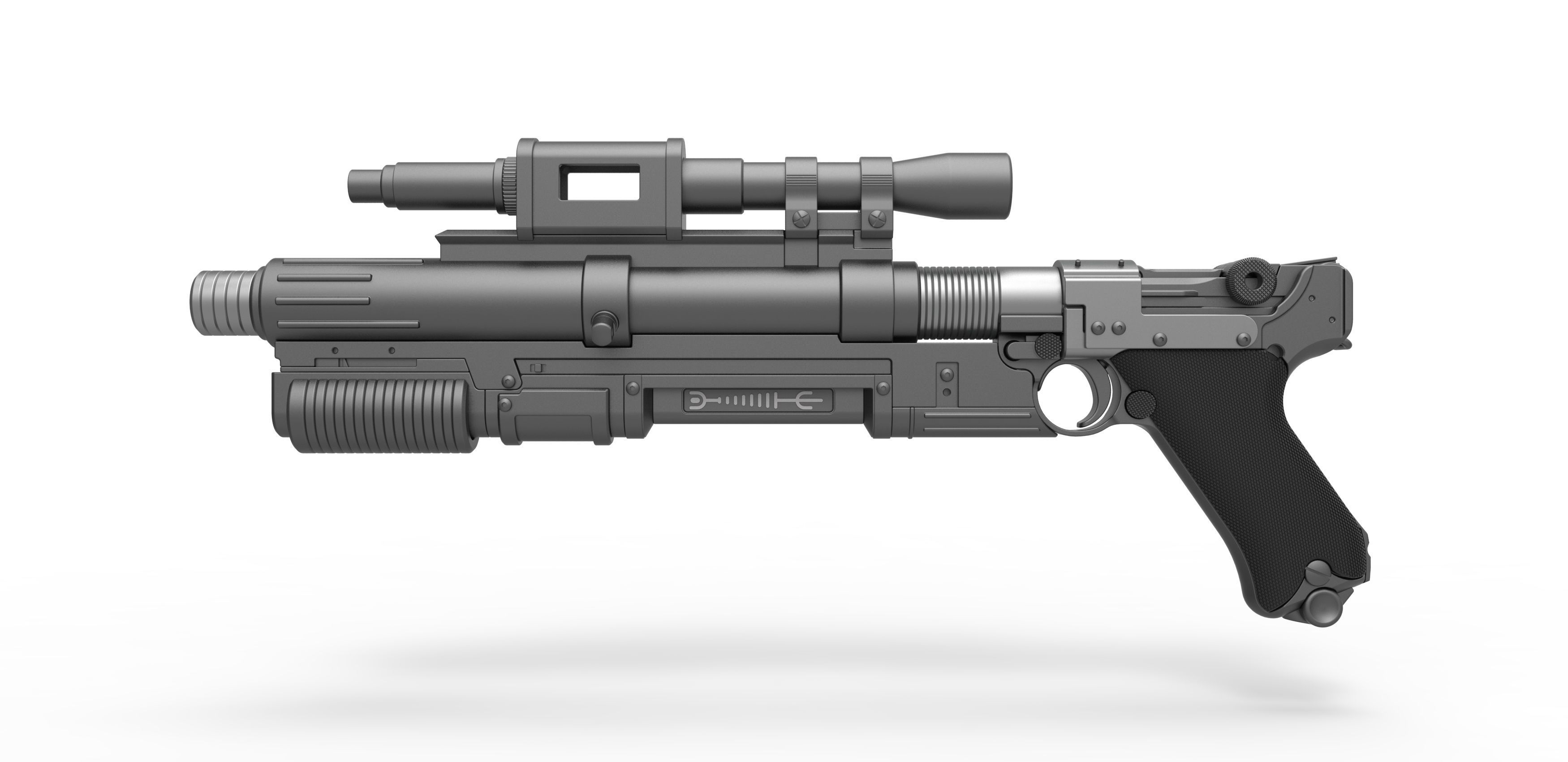 Blaster A-180 from Star Wars 3D model_6
