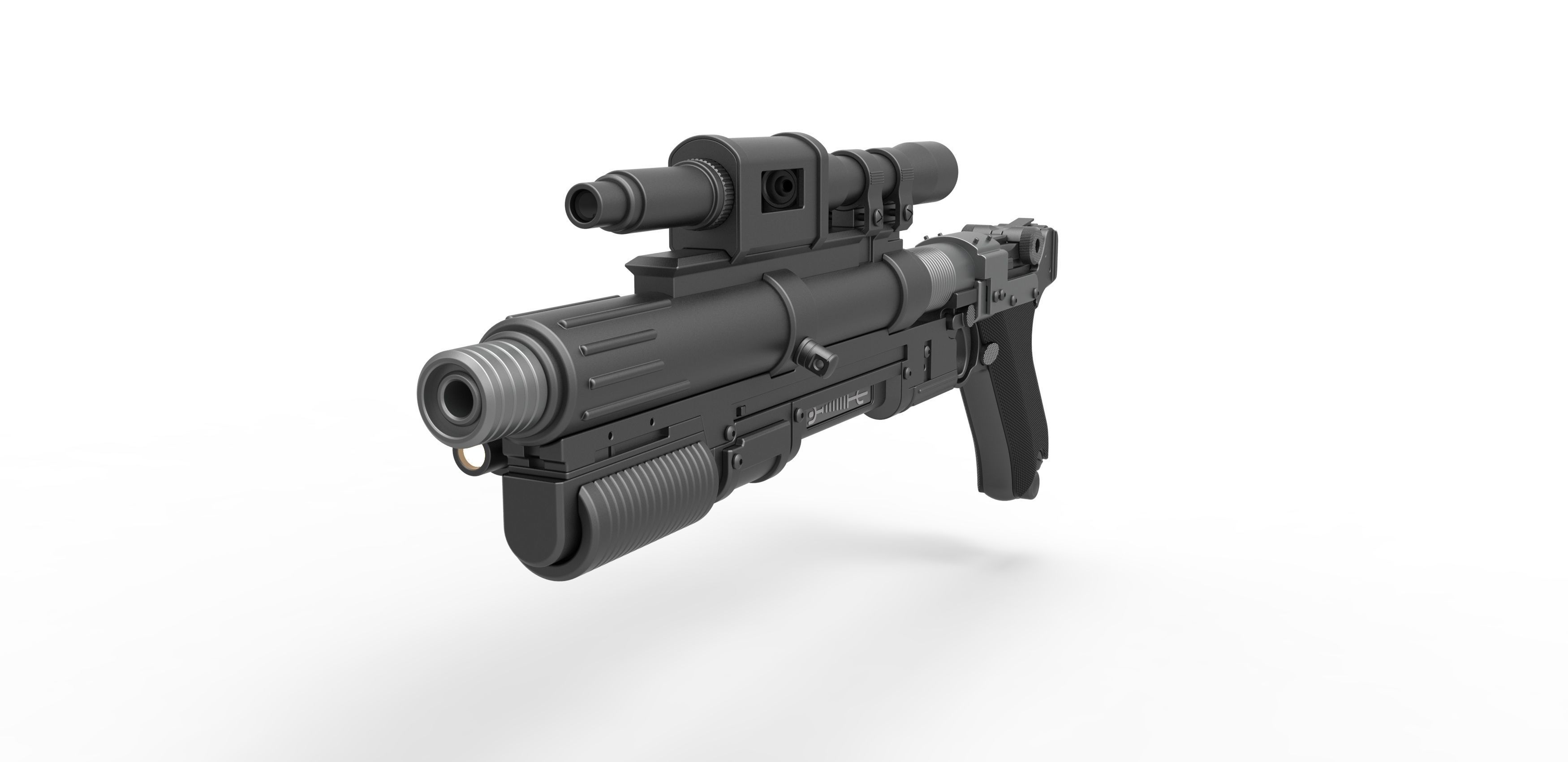 Blaster A-180 from Star Wars 3D model_3
