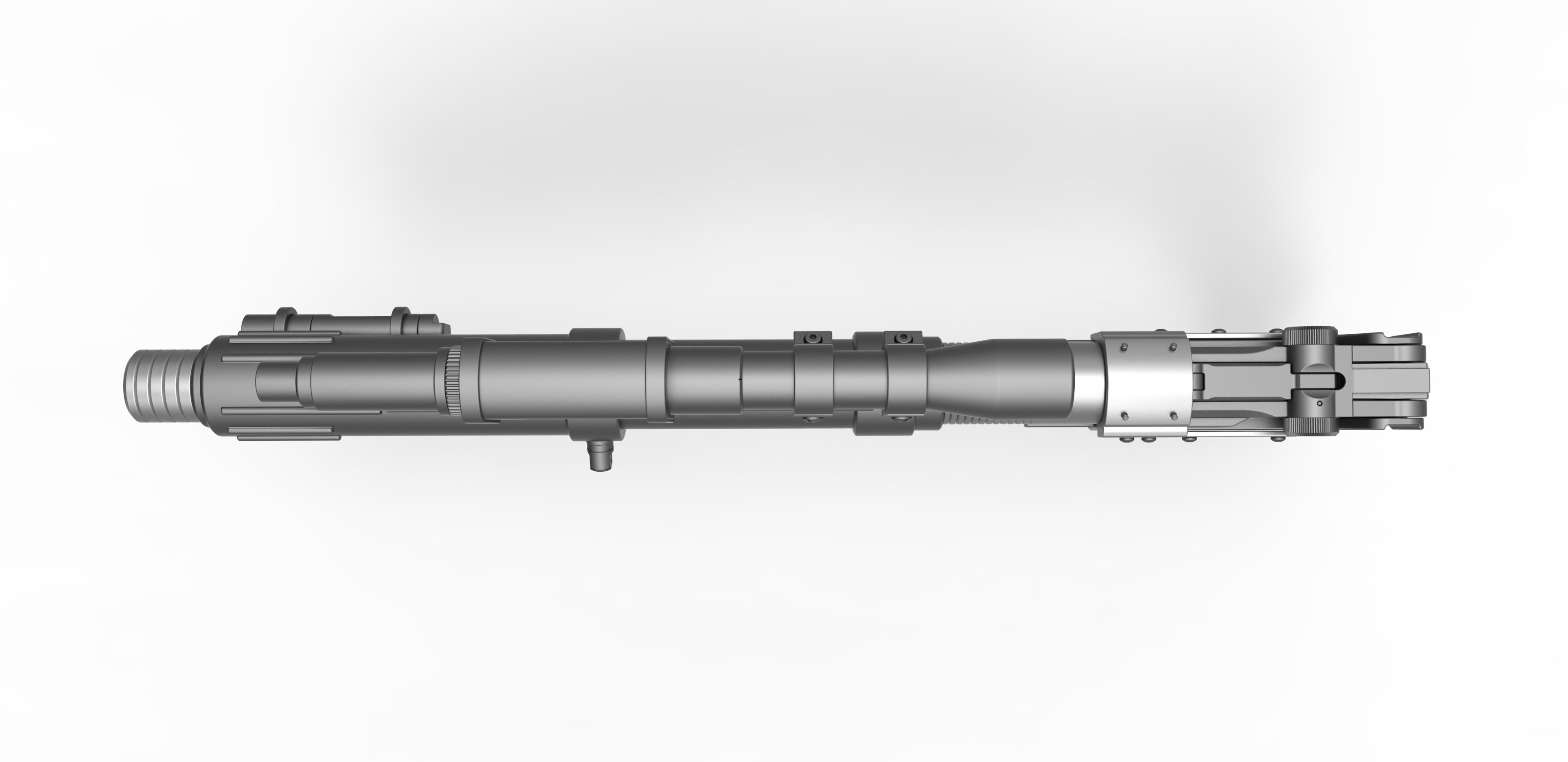 Blaster A-180 from Star Wars 3D model_8