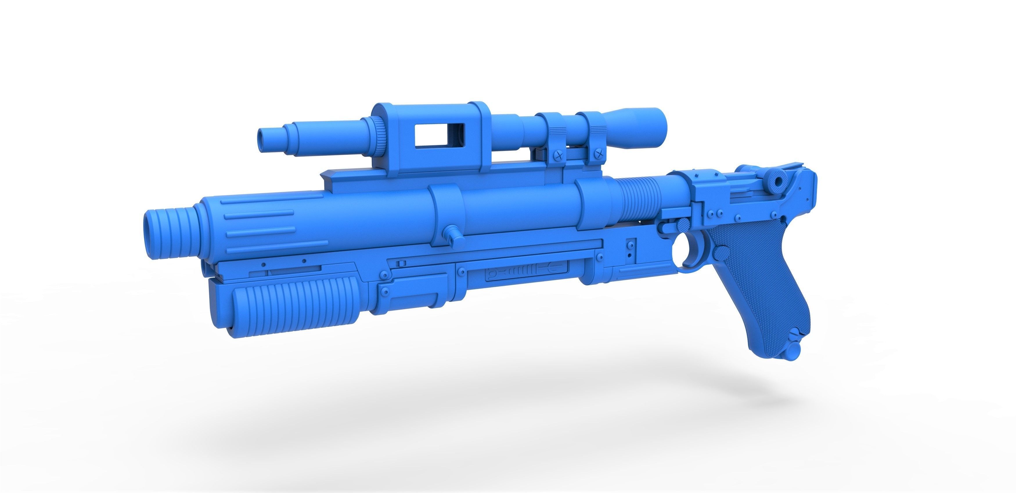 Blaster A-180 from Star Wars 3D model_15