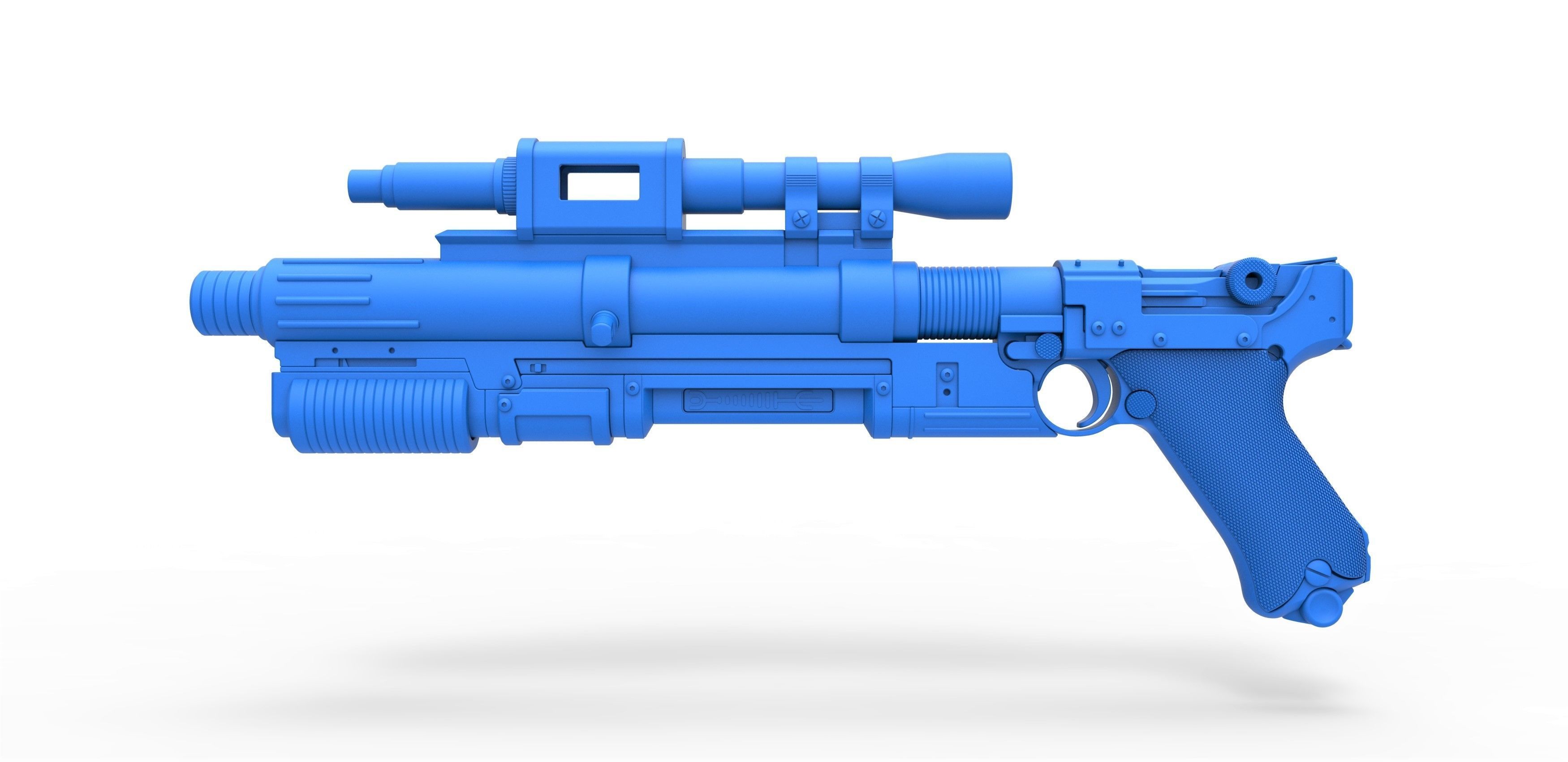 Blaster A-180 from Star Wars 3D model_20