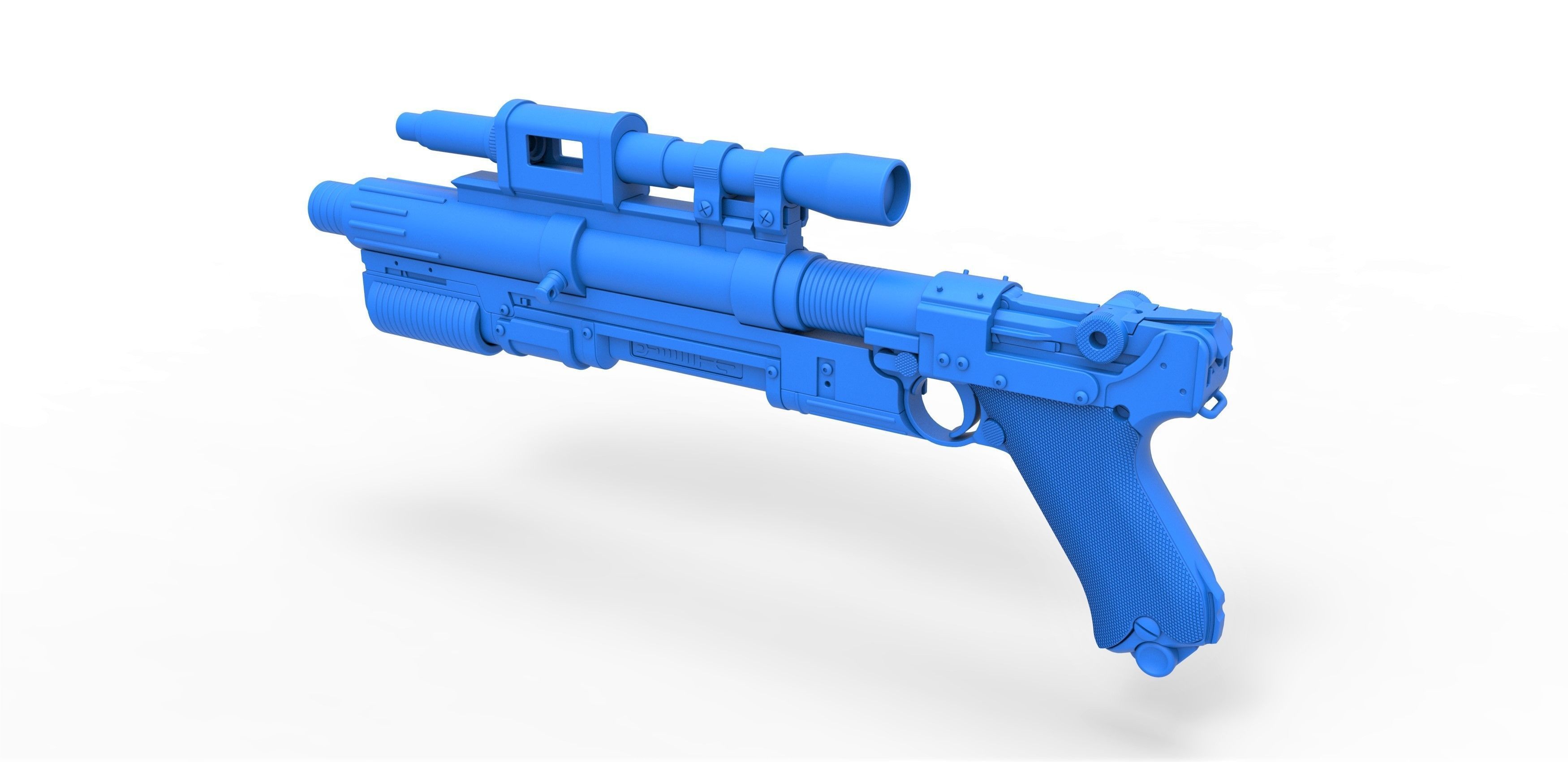 Blaster A-180 from Star Wars 3D model_23