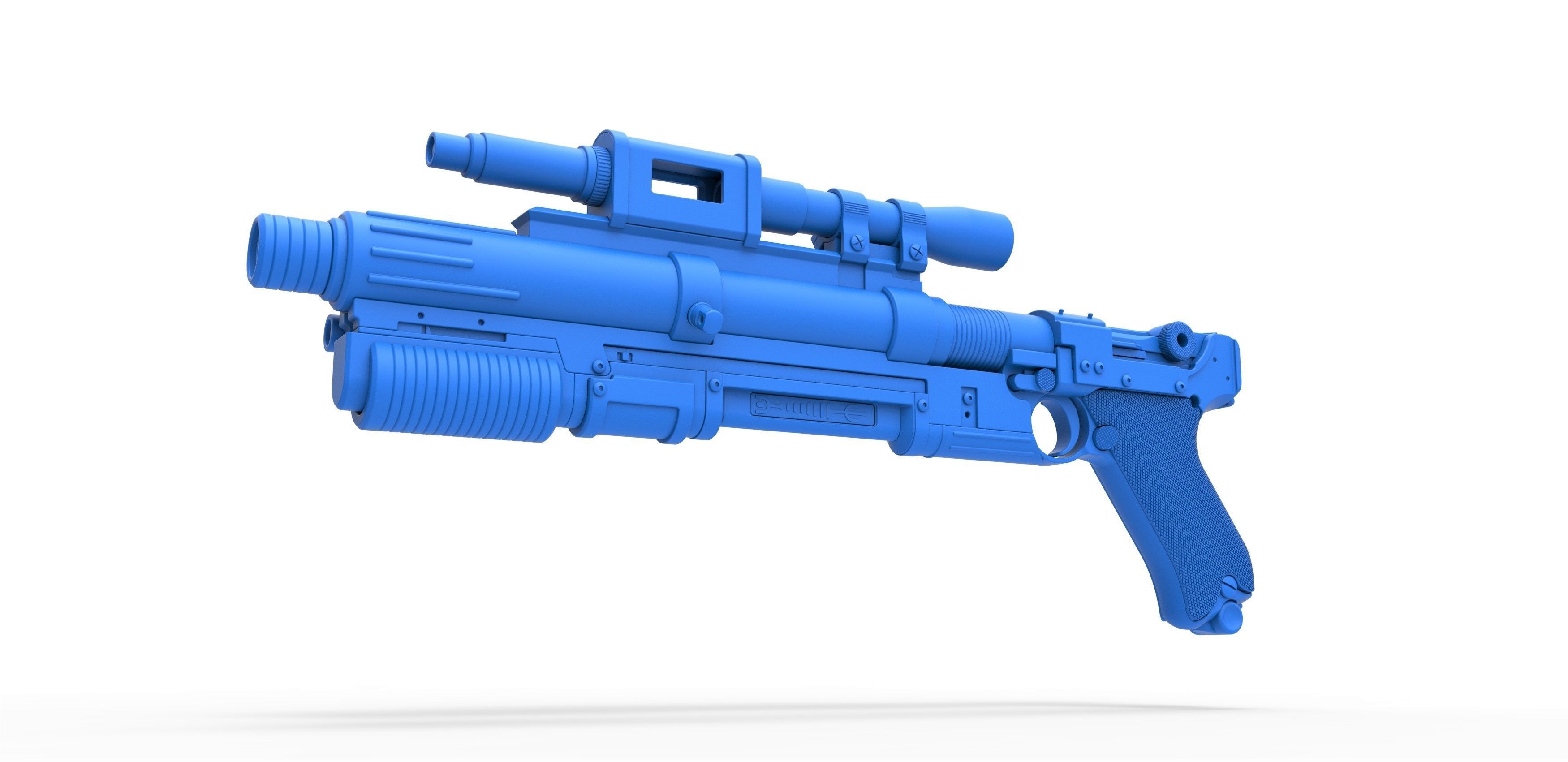 Blaster A-180 from Star Wars 3D model_16