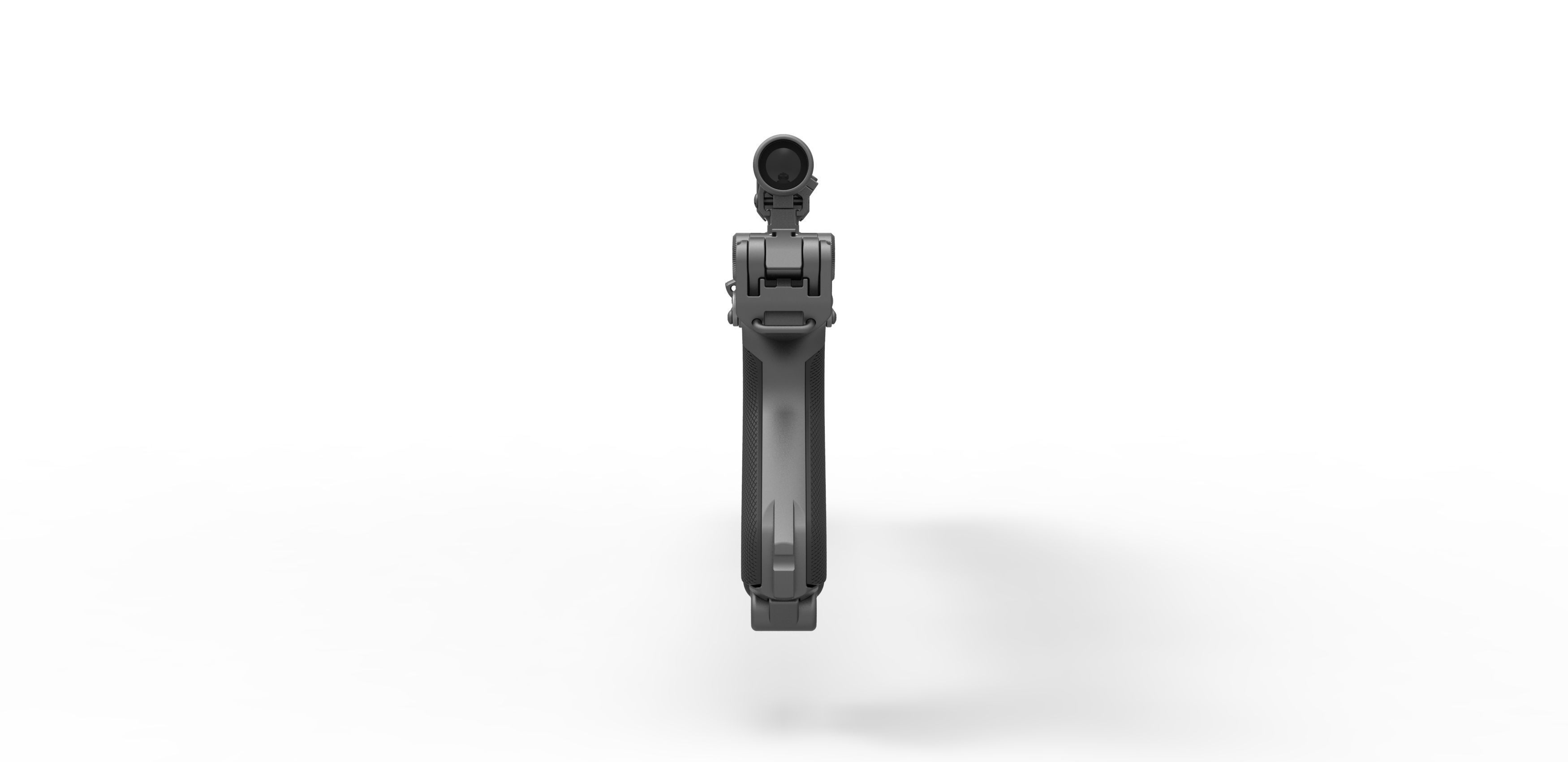 Blaster A-180 from Star Wars 3D model_11