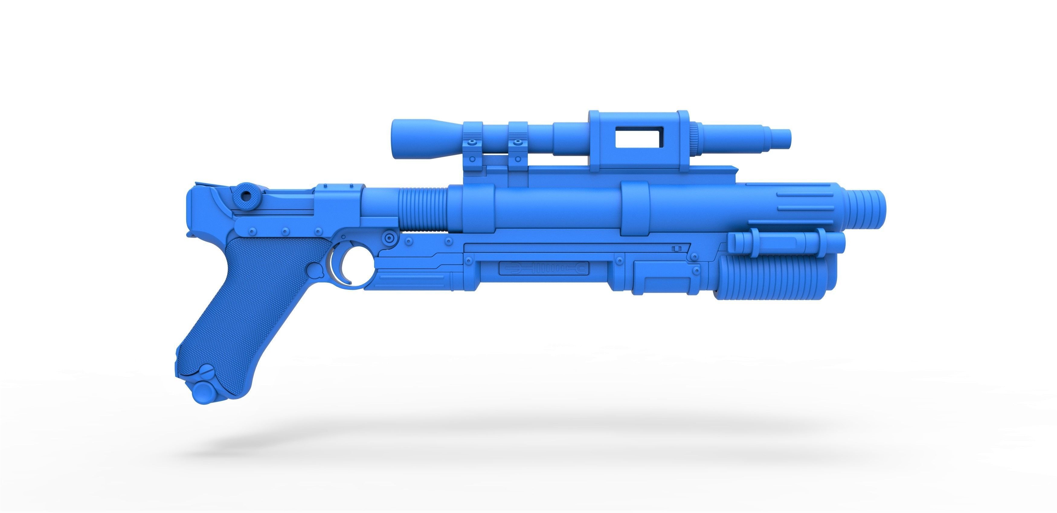 Blaster A-180 from Star Wars 3D model_27