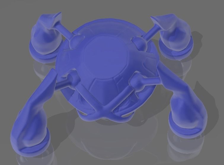 Pokemon Metagross 3D model  3D print model_4