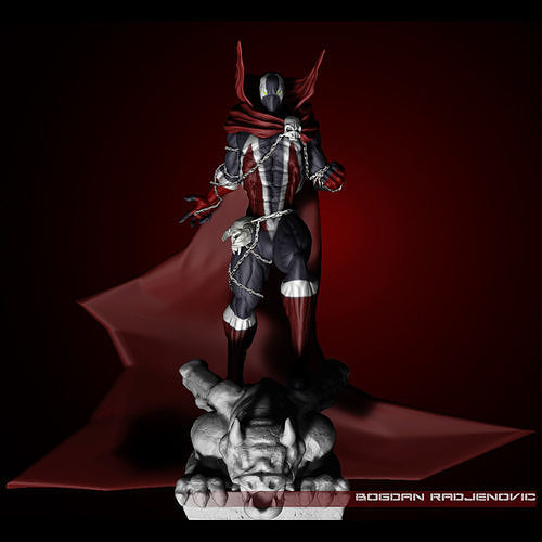 Spawn Gargoyle statue 3D print model