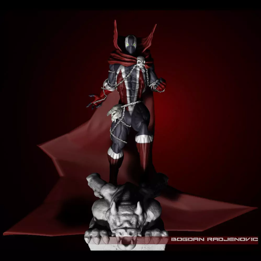 Spawn Gargoyle statue 3D print model