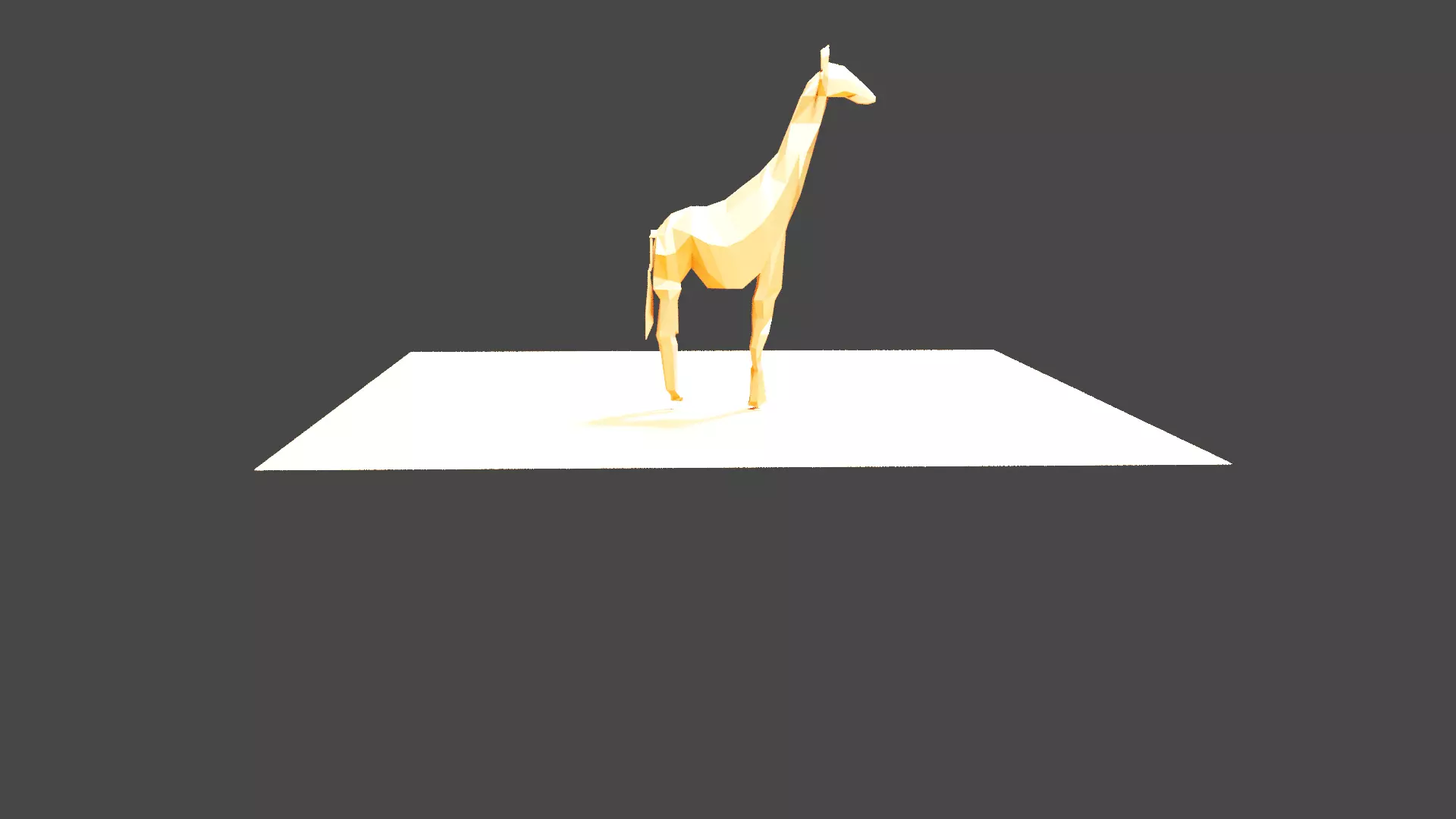 Giraffe Free low-poly 3D model_0