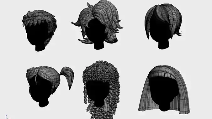 Stylized Hair Factory V3