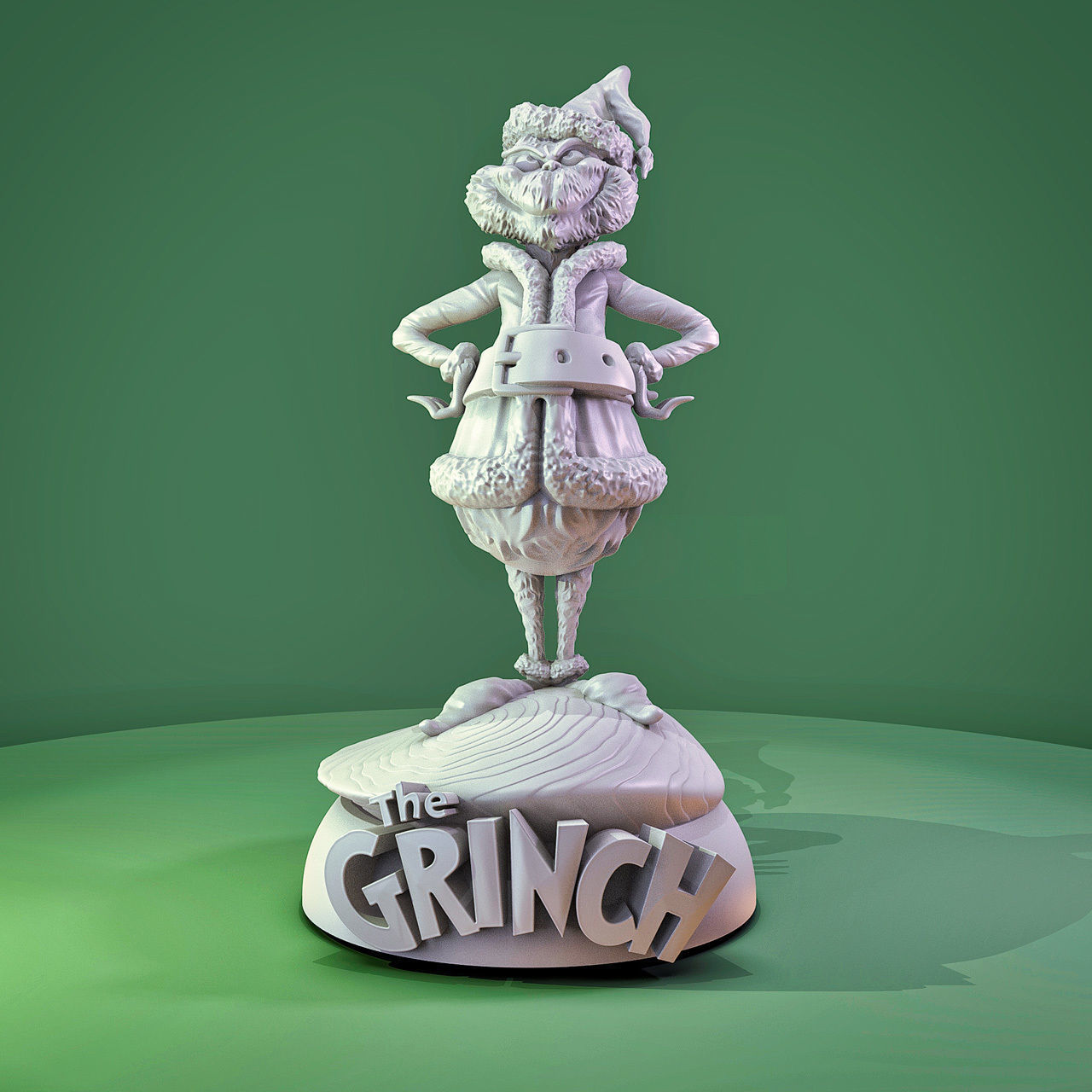 The Grinch figurine 3D print model_5