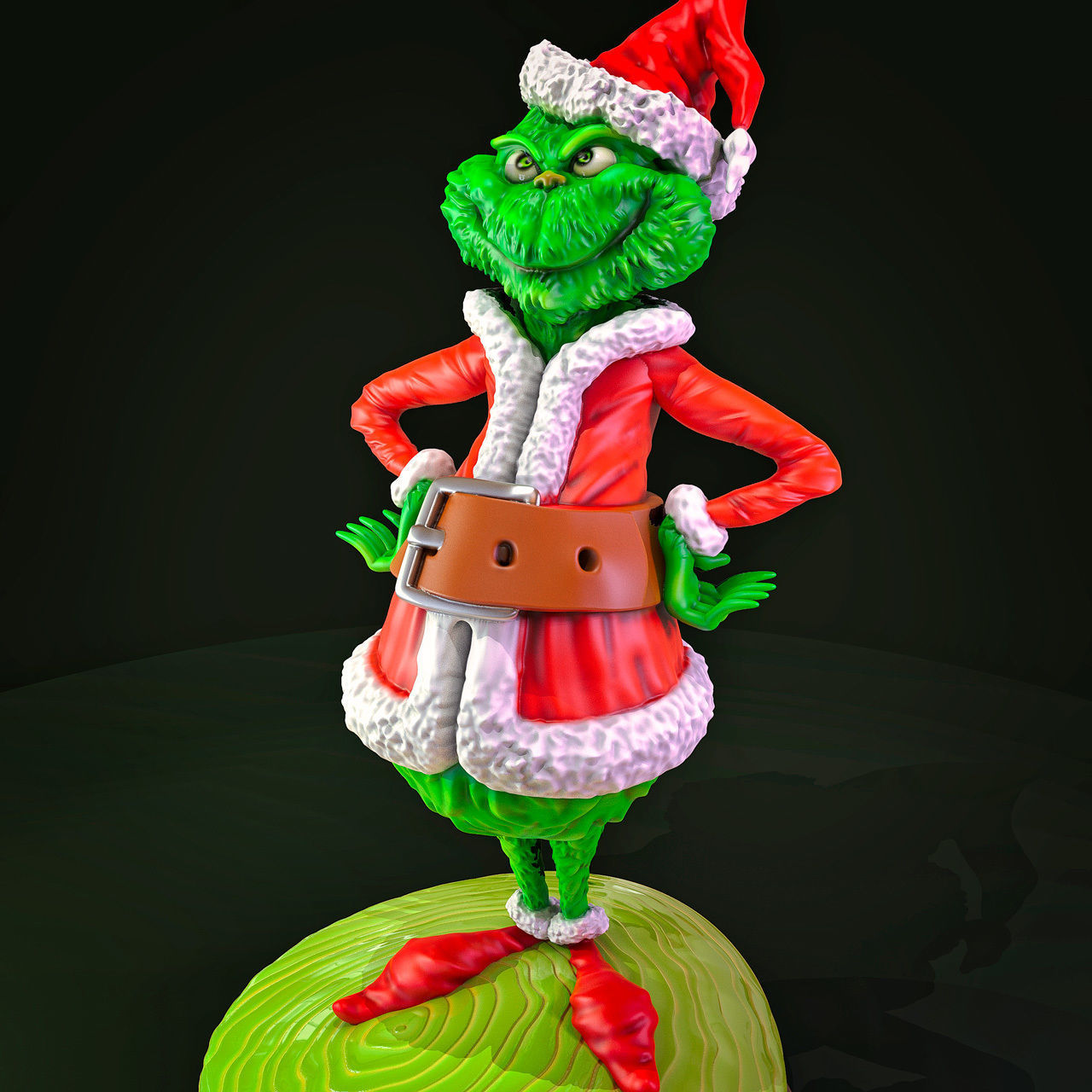 The Grinch figurine 3D print model_4