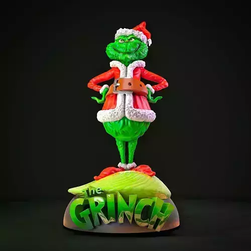 The Grinch figurine 3D print model