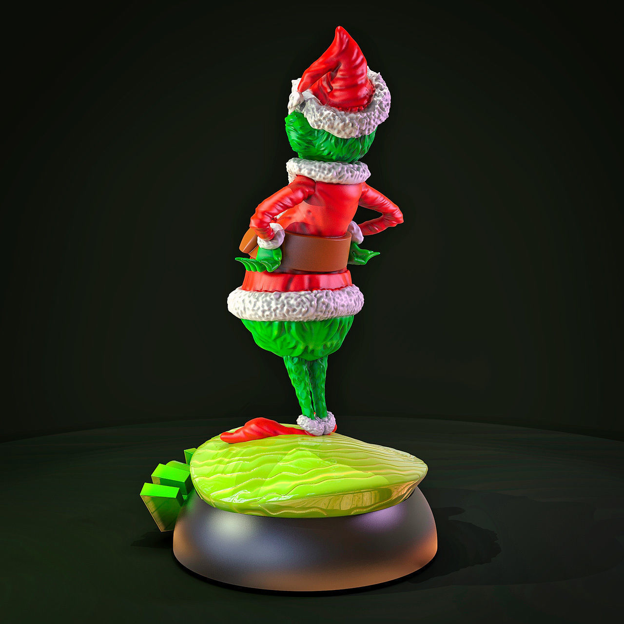 The Grinch figurine 3D print model_2