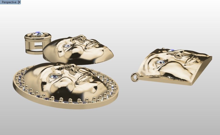 face pendant 3D print model_21