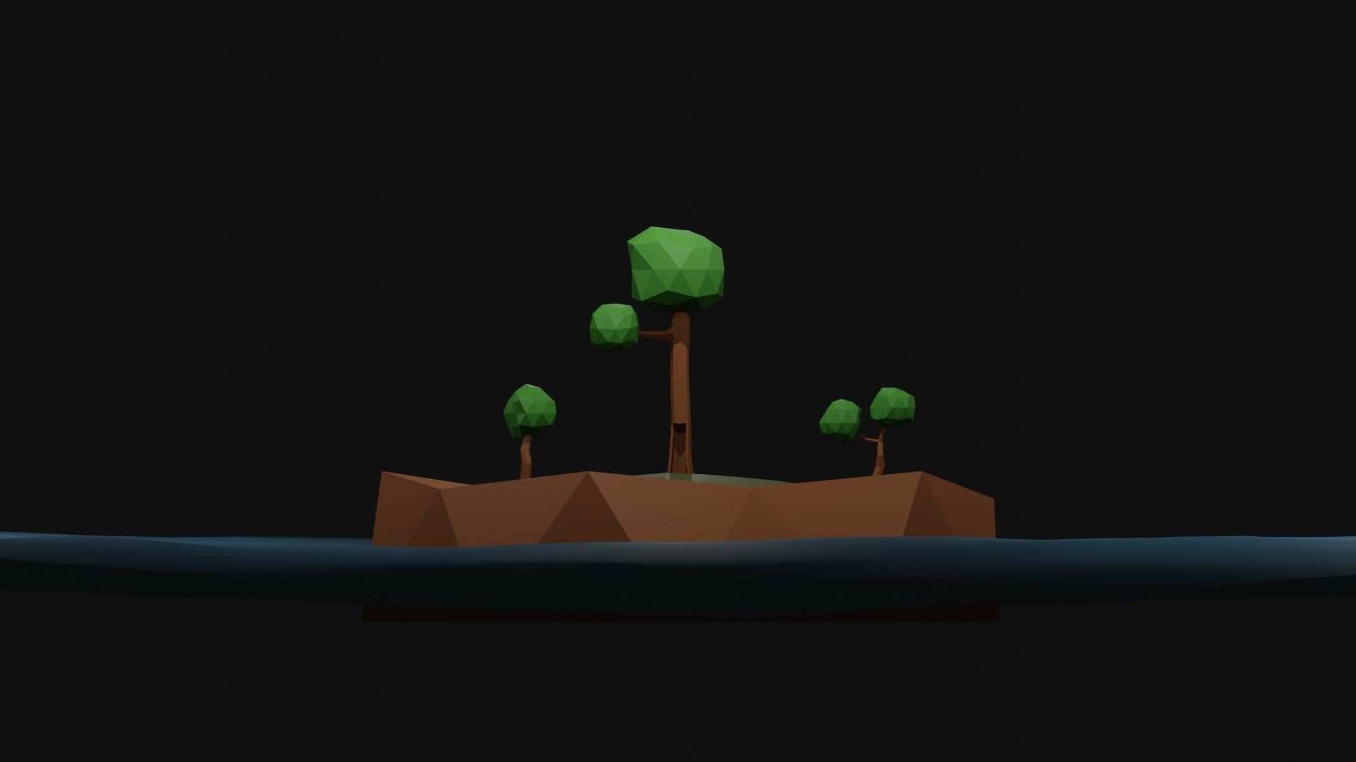 Arboles - Trees Free low-poly 3D model_2