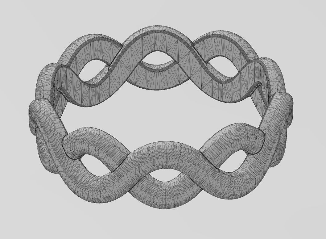 Celtic braid band US sizes 5to10 3D print model_15