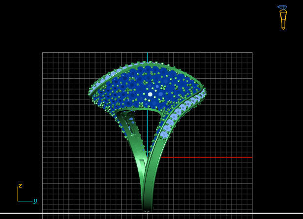 wave ring 3D print model_9