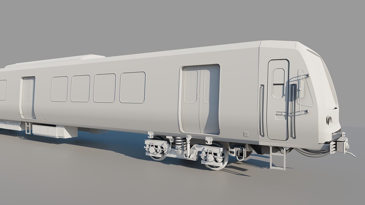 Melbourne Metro Xtrapolis 100 train Low-poly 3D model_7