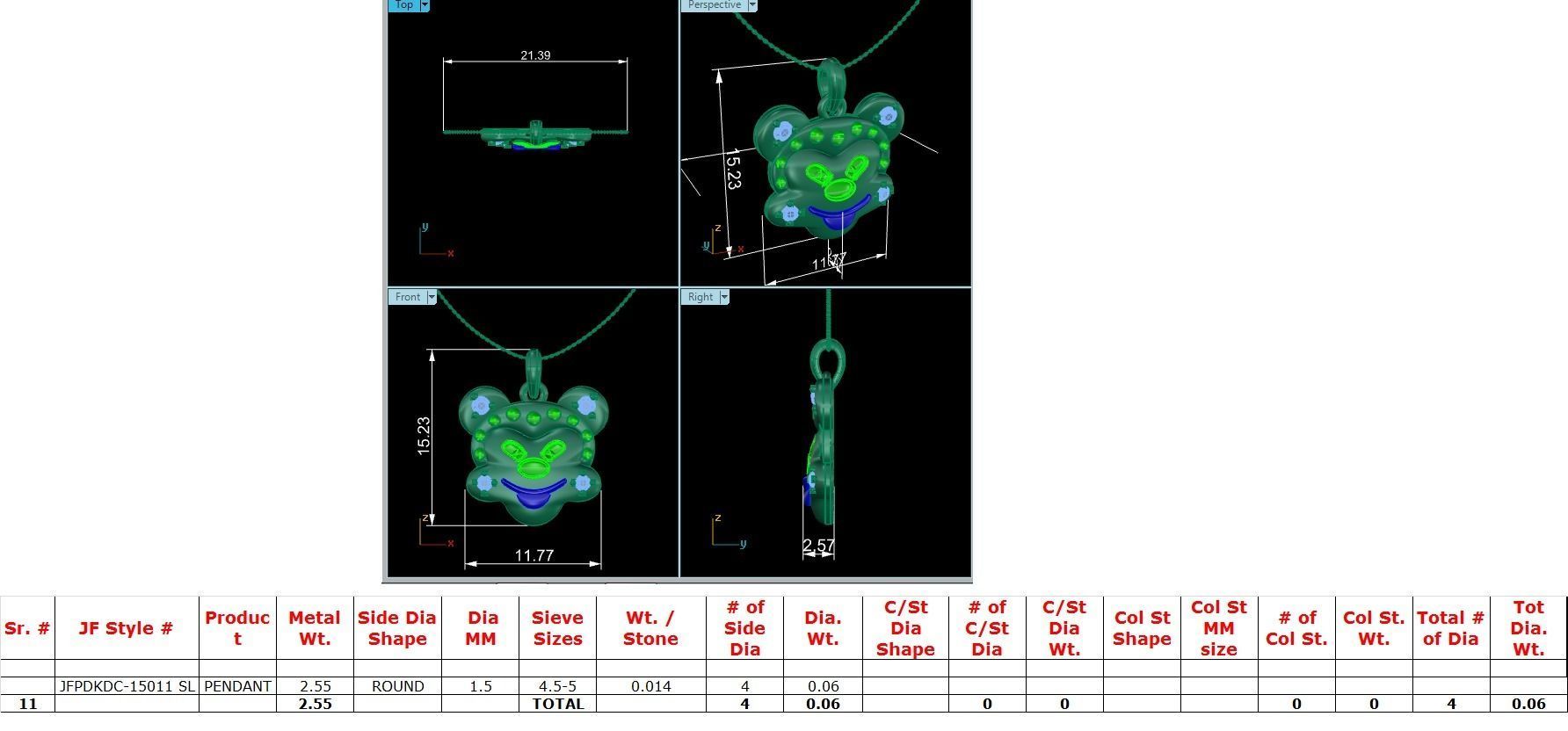 Kids Pendant 3D print model_5