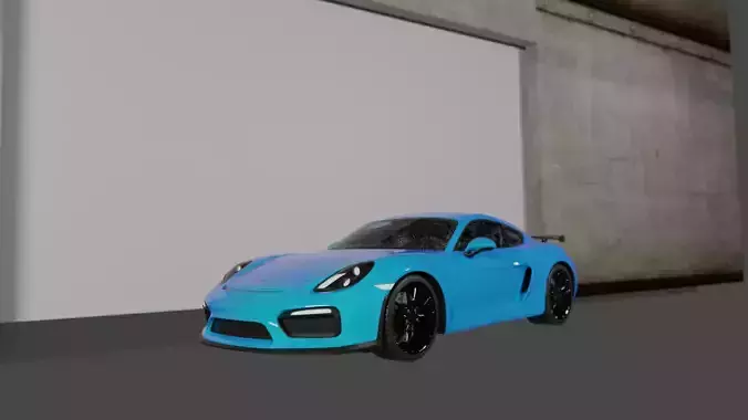 Porche Cayman GT4 Rigged