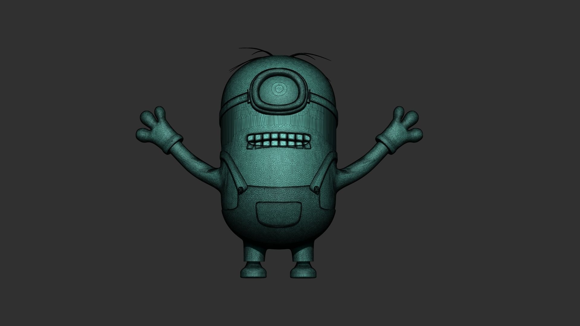 Minion 3d print model 3D model_7
