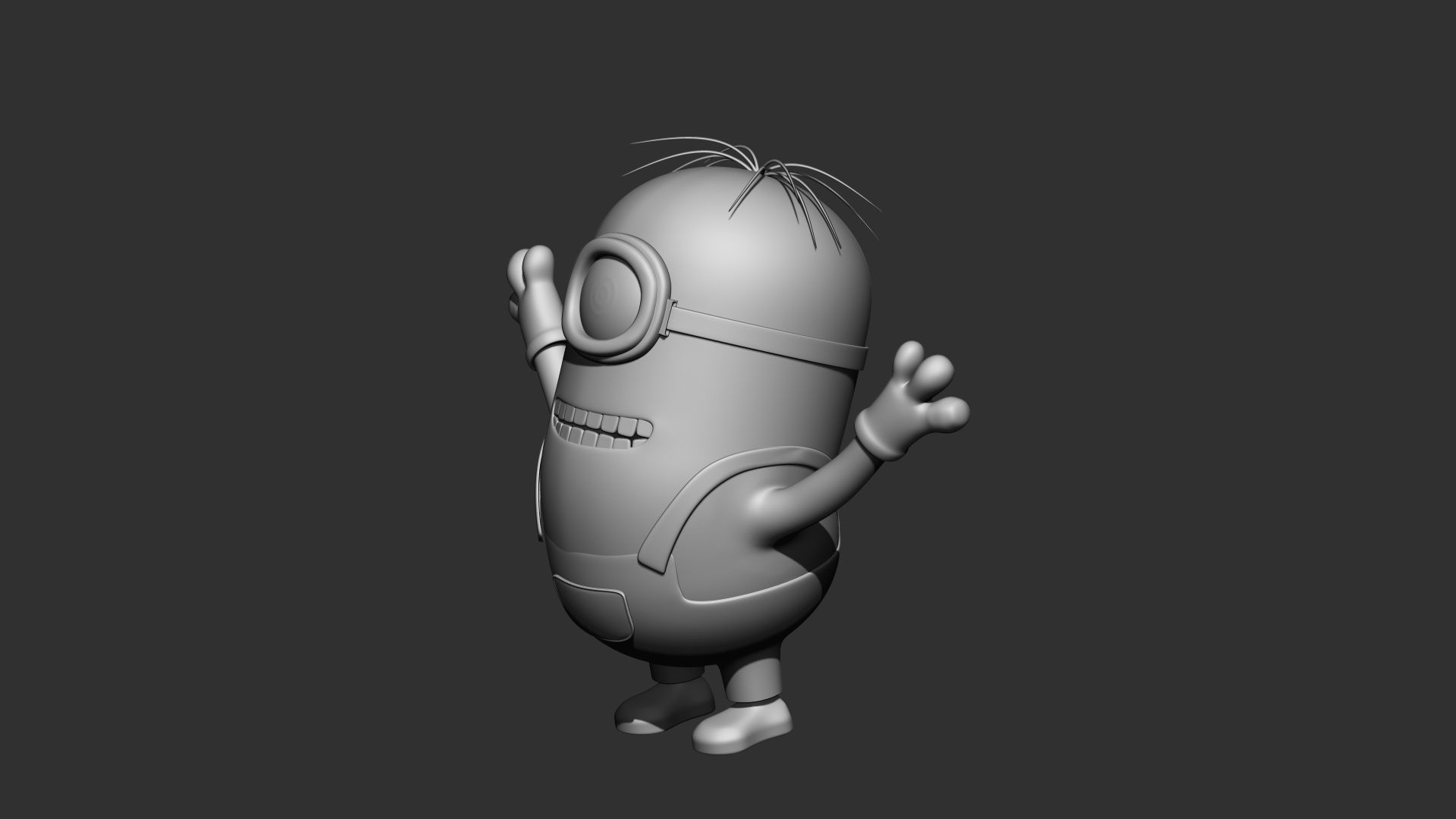 Minion 3d print model 3D model_4