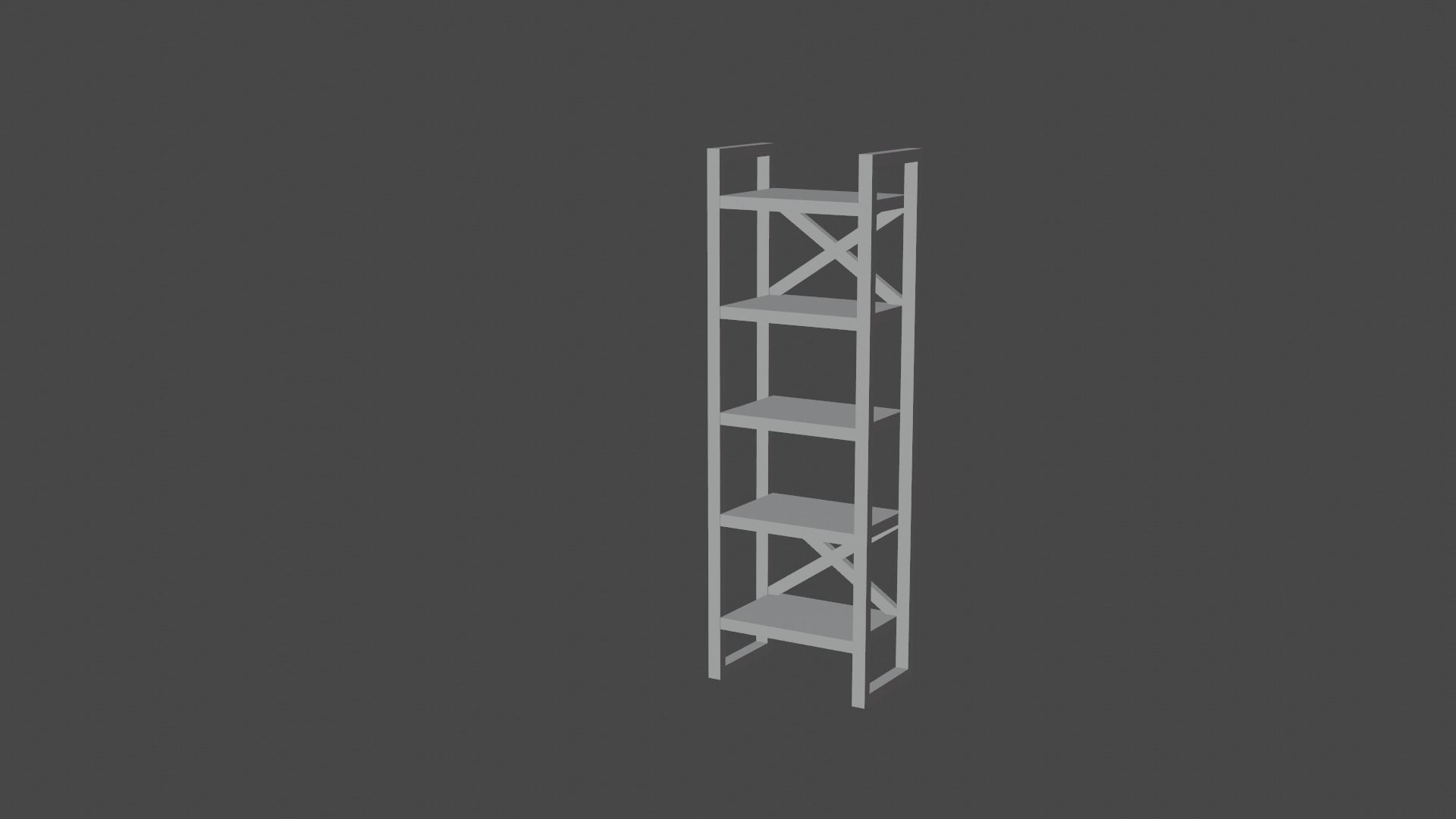 loft style shelving 3D model_6