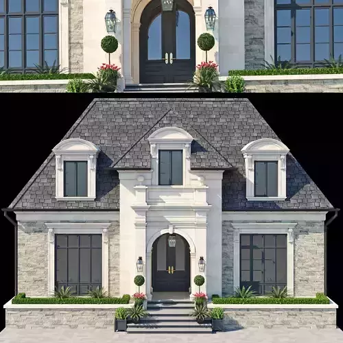 House Facade 9 3D model