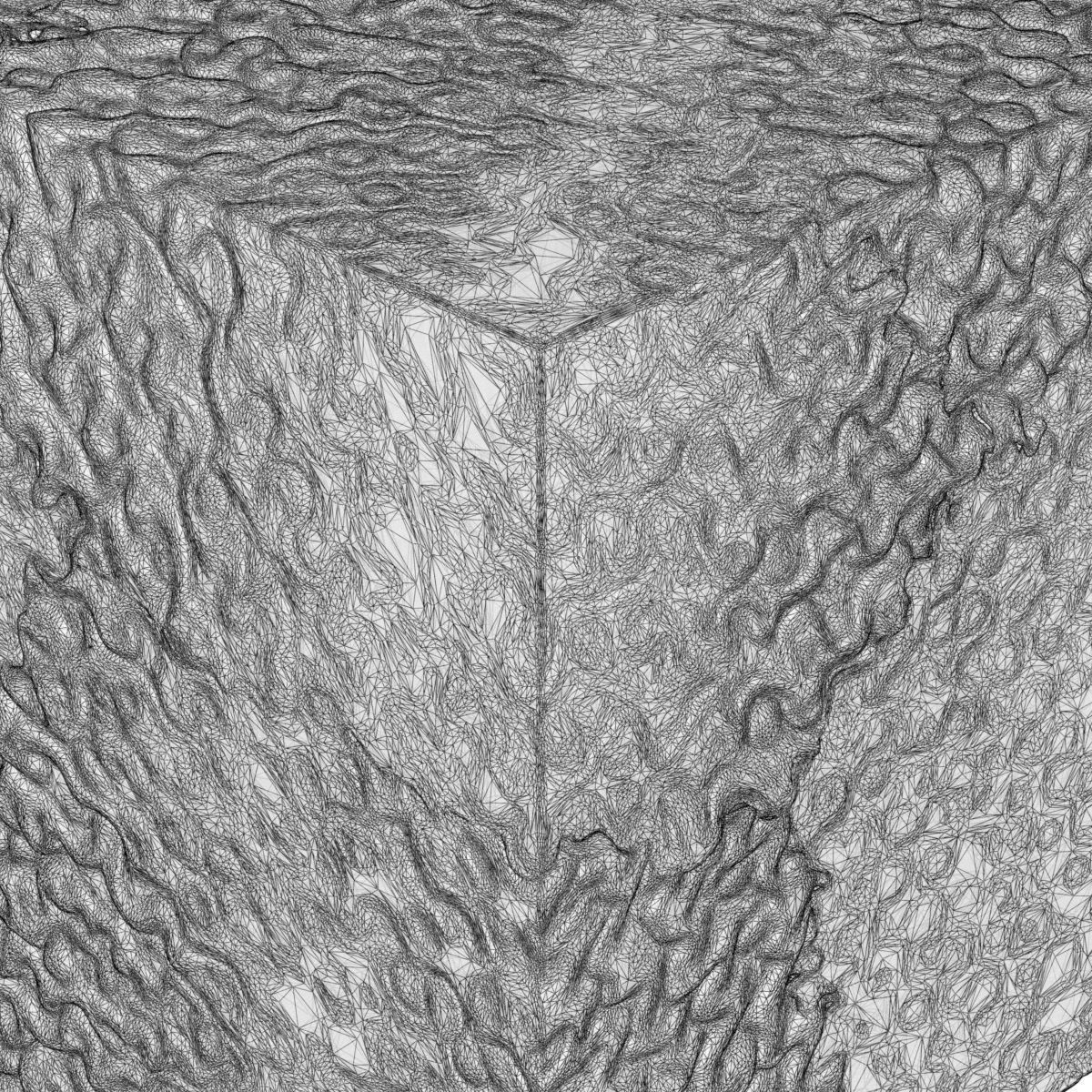 Wavy Frame 3D model_1