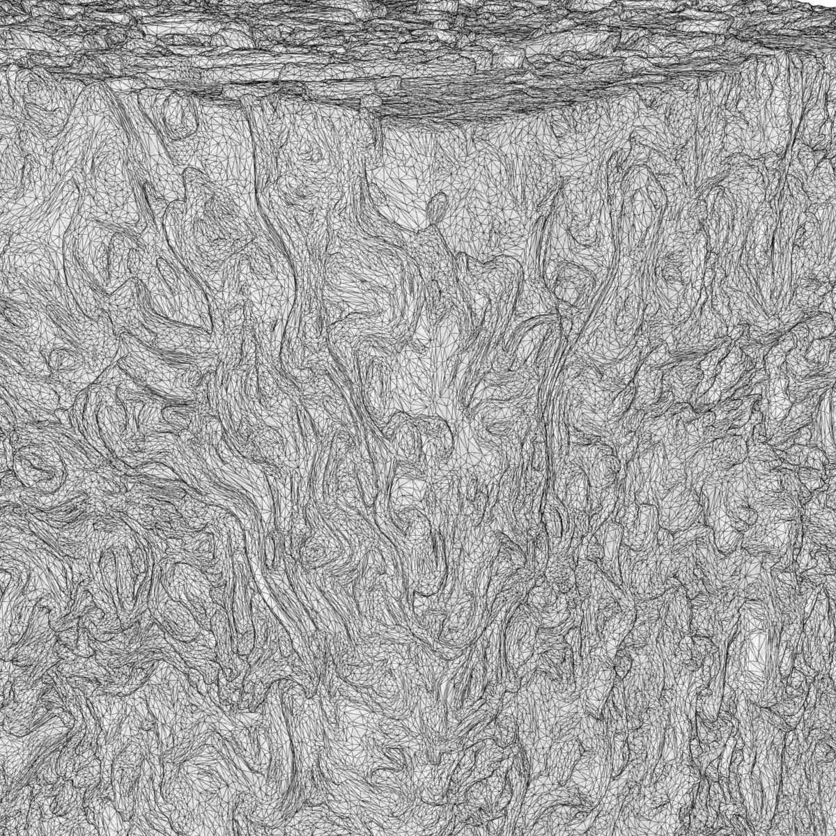 The Painting cube of grass 3D model_1