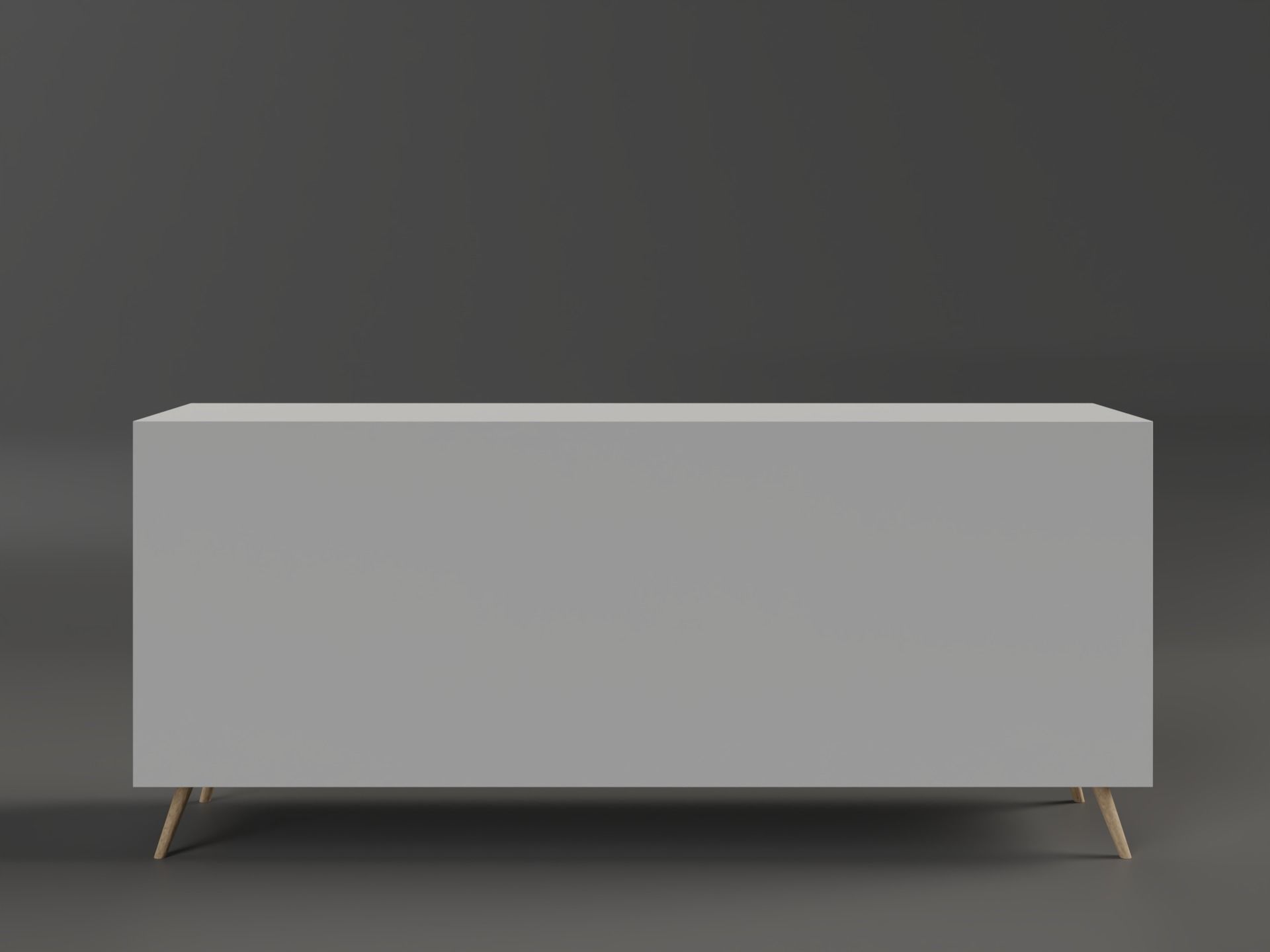 Everly Quinn White Sideboard on Wayfair 3D model_3
