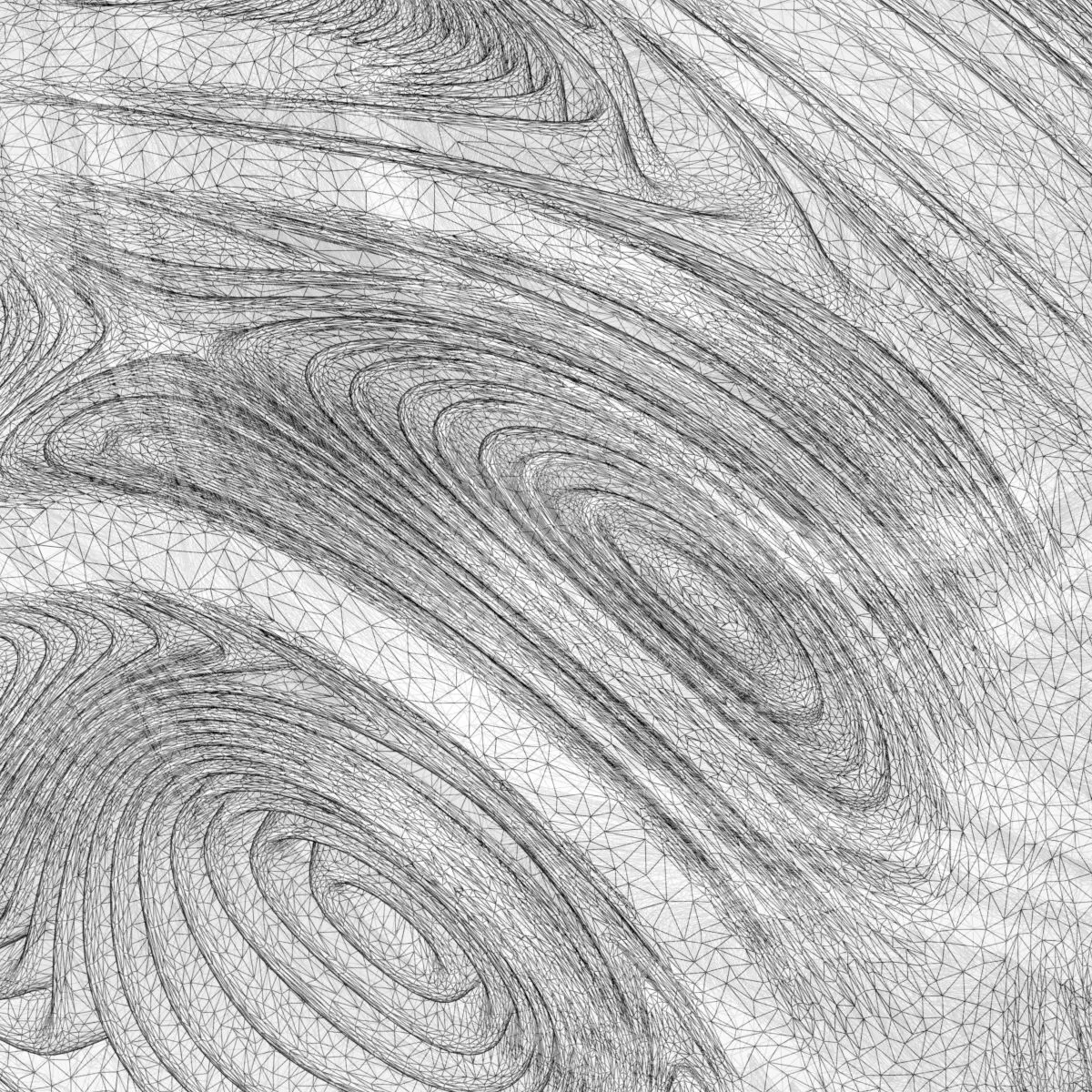 Jupiter glass ball with swirls 3D model