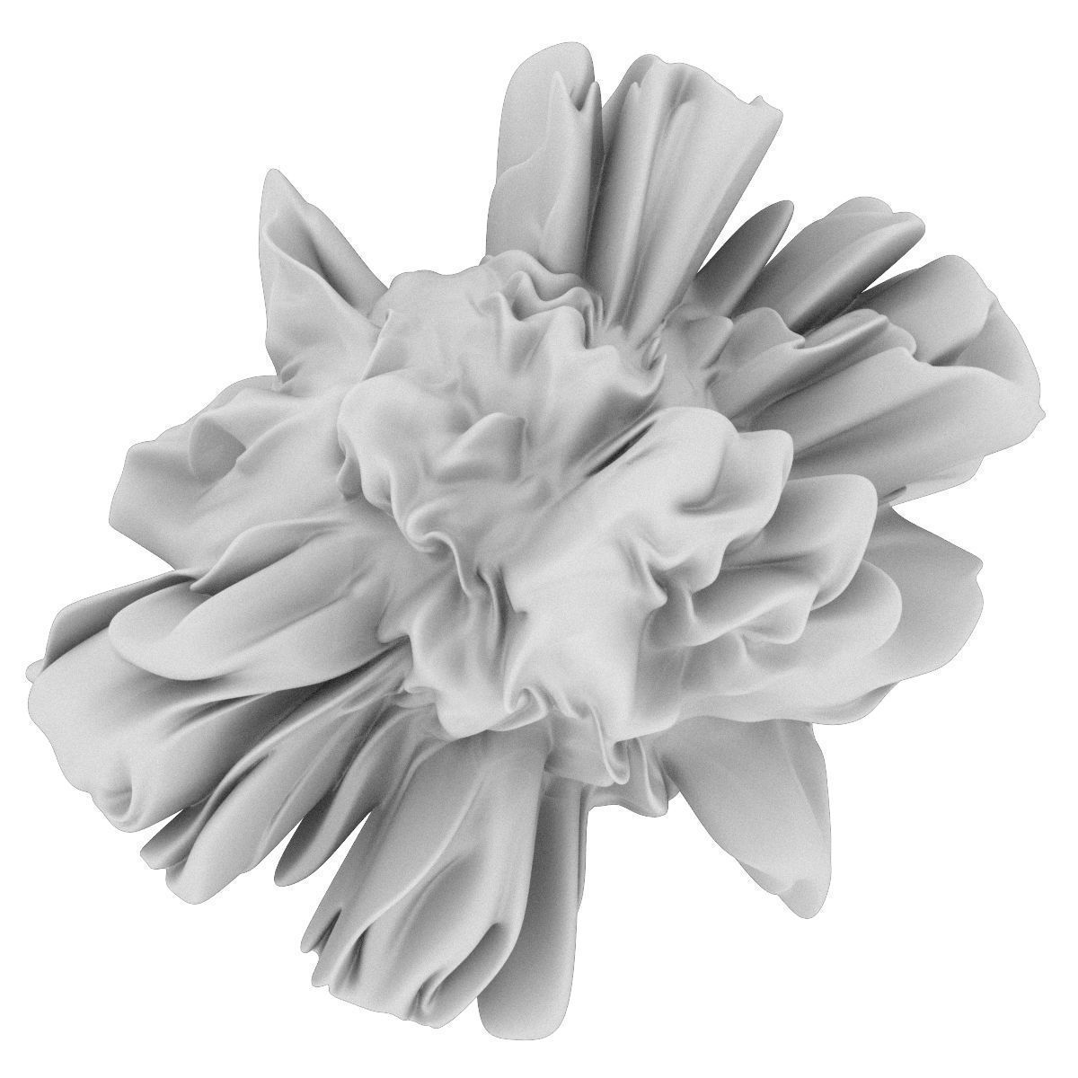 Flowing Cloth 3D model_2