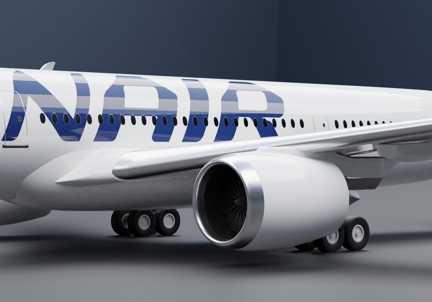 Airbus A350-900 XWB Finnair 3D model | CGTrader