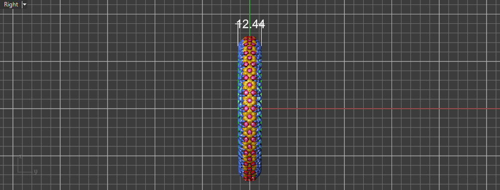 Floral Carved Bangle 3D print model_17