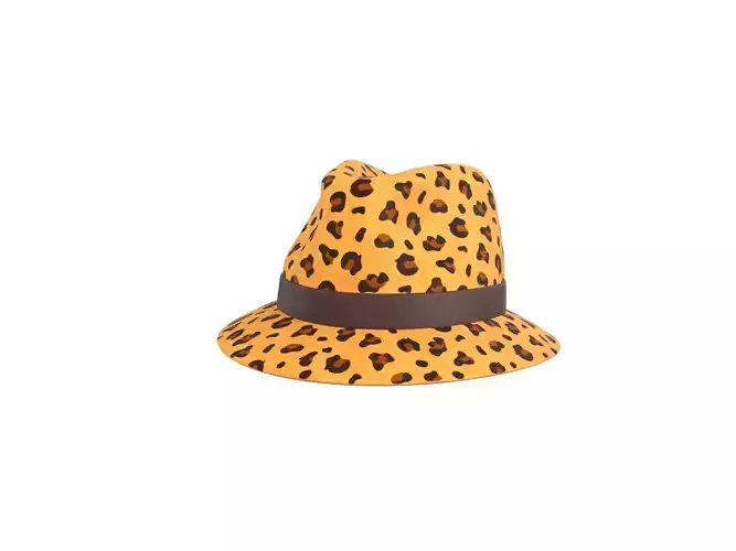 Leopard Fedora Hat