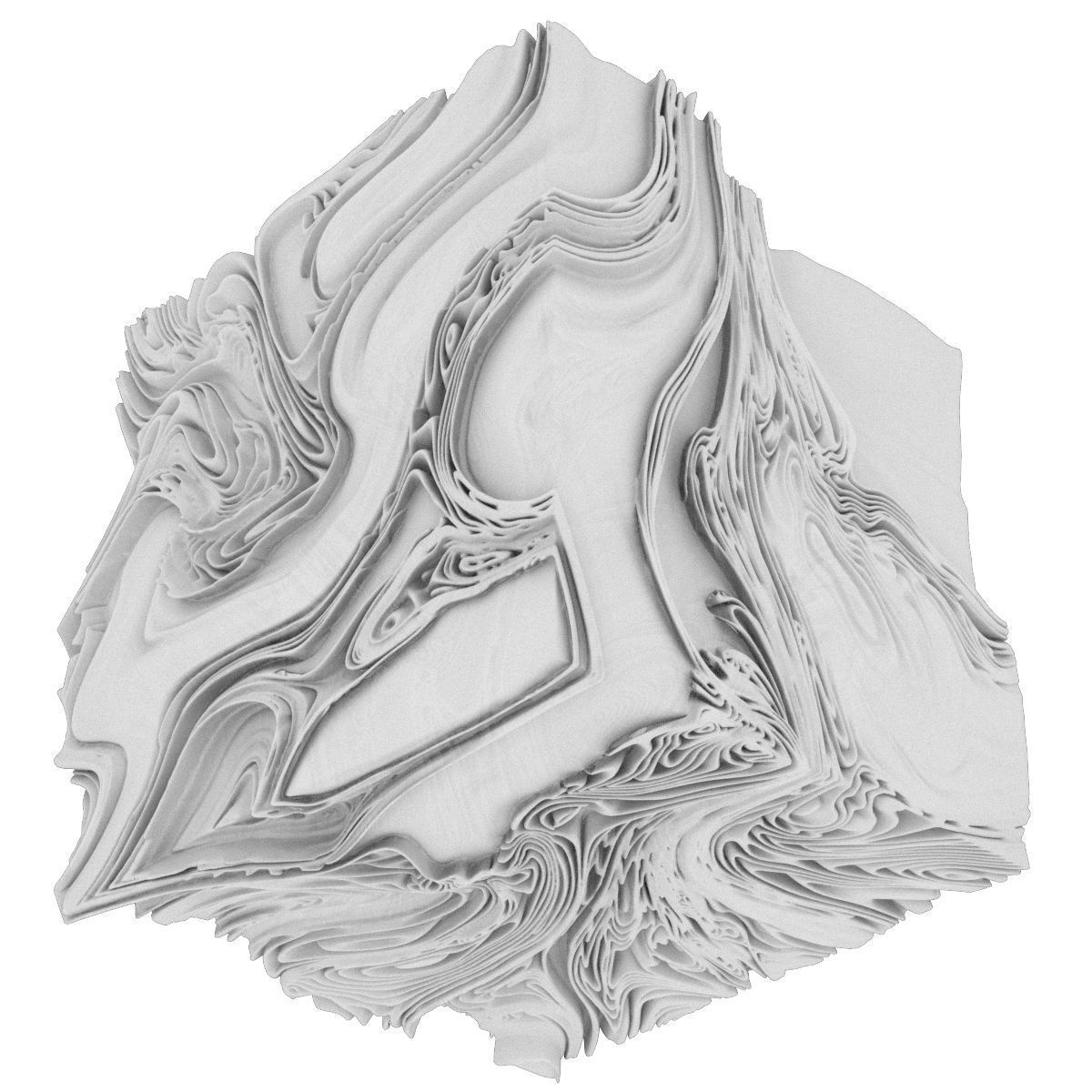 Droplet Frame 3D model_10